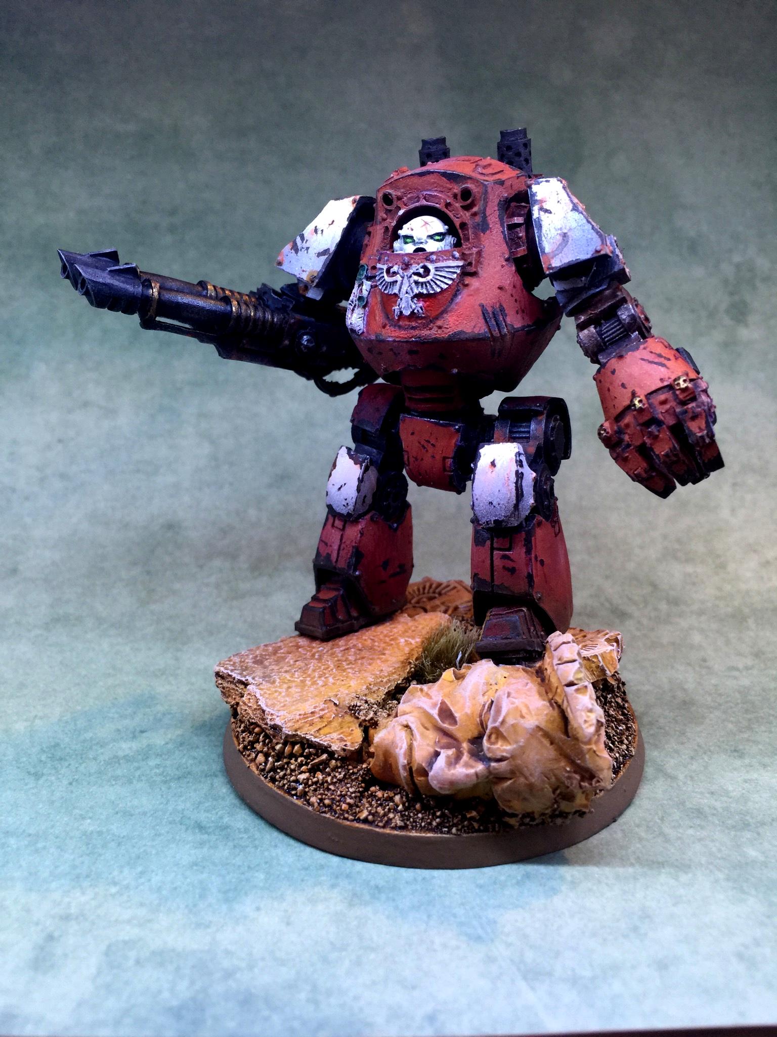 Blood Angels Carmine Blades Contemptor Pattern Dreanought