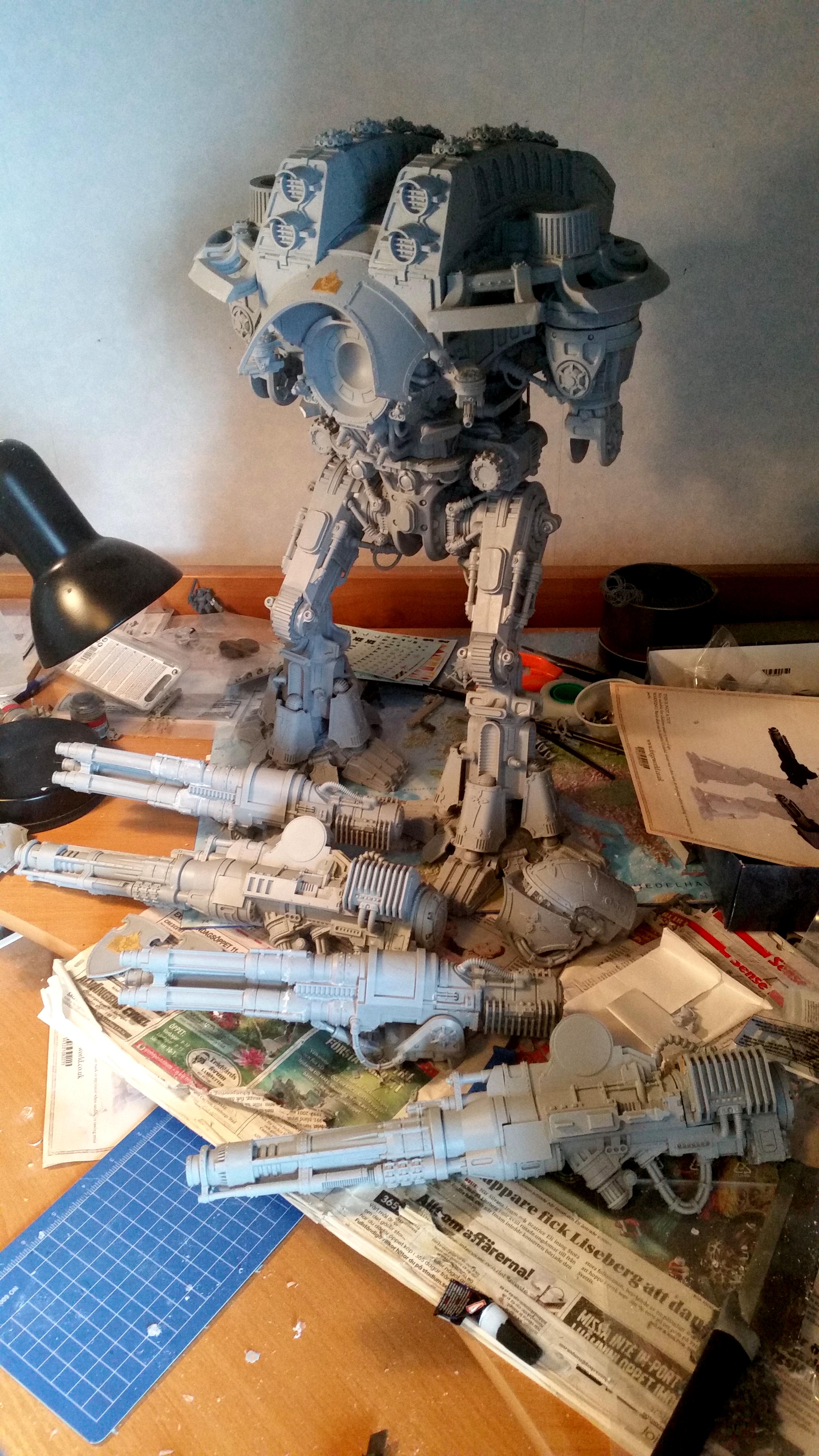 Titan, Warhammer 40,000, Warlord, Work In Progress