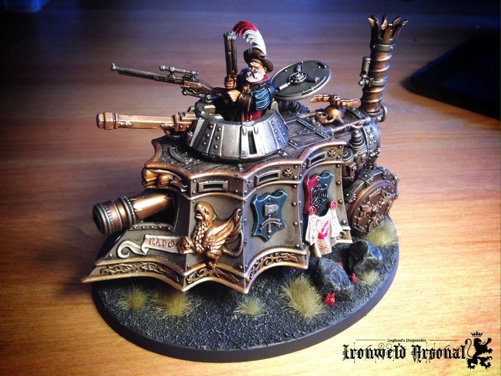 Age Of Sigmar, Bad-ass, Empire, Steamtank, Warhammer Fantasy