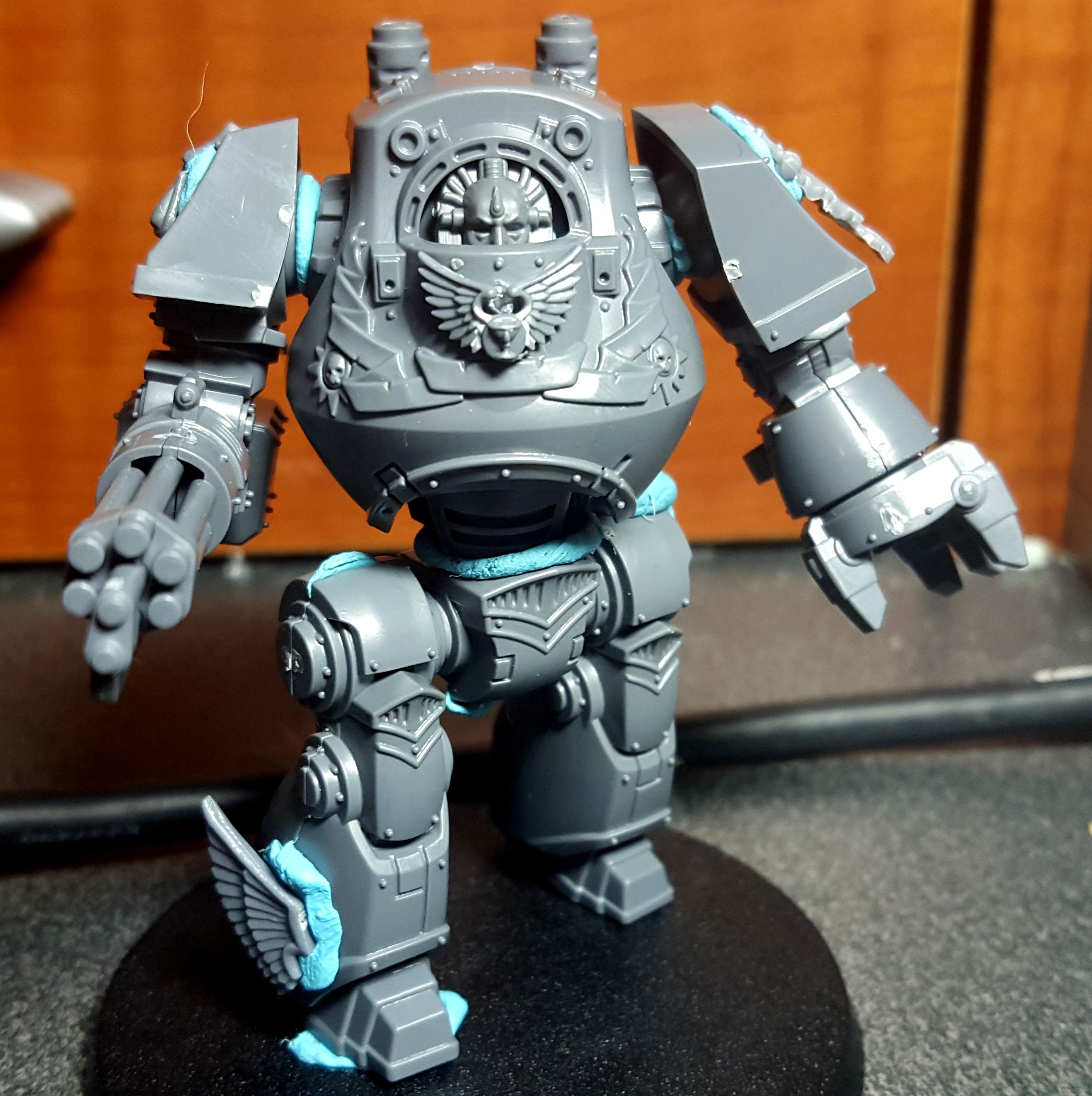 Assault Cannon, Betrayal At Calth, Blood Angels, Contemptor, Conversion, Dreadnought