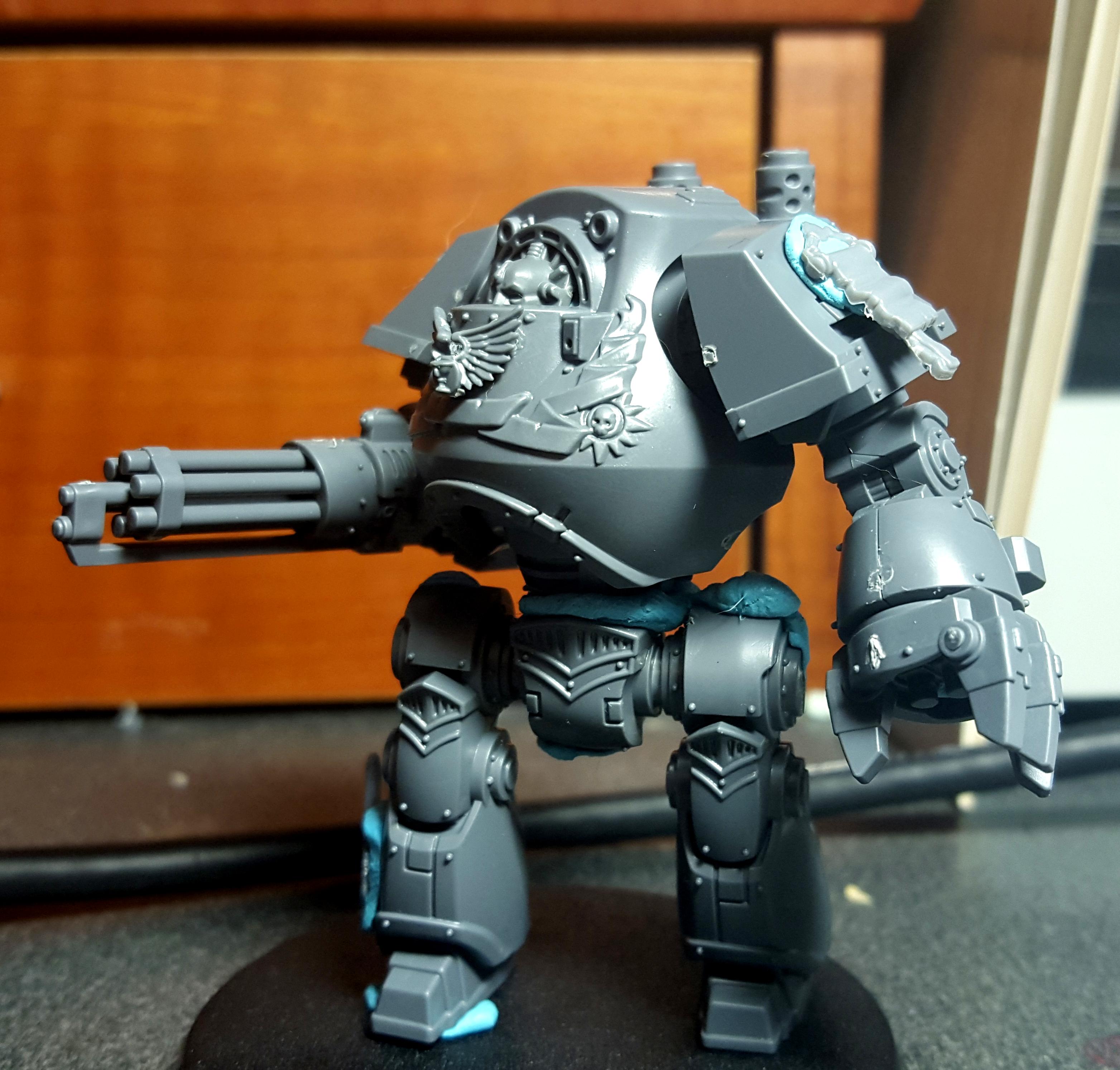 Assault Cannon, Betrayal At Calth, Blood Angels, Contemptor, Conversion, Dreadnought