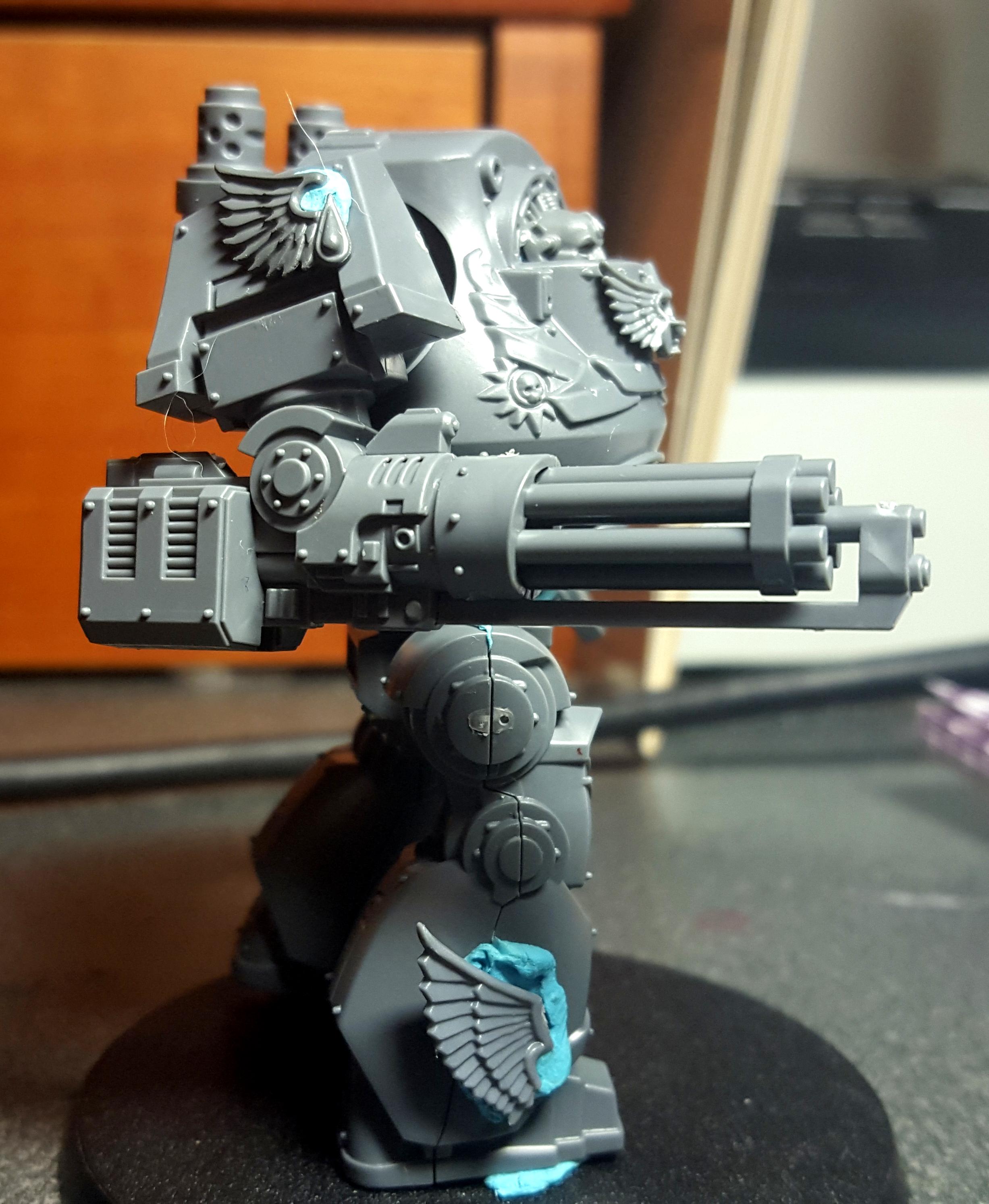 Assault Cannon, Betrayal At Calth, Blood Angels, Contemptor, Conversion, Dreadnought