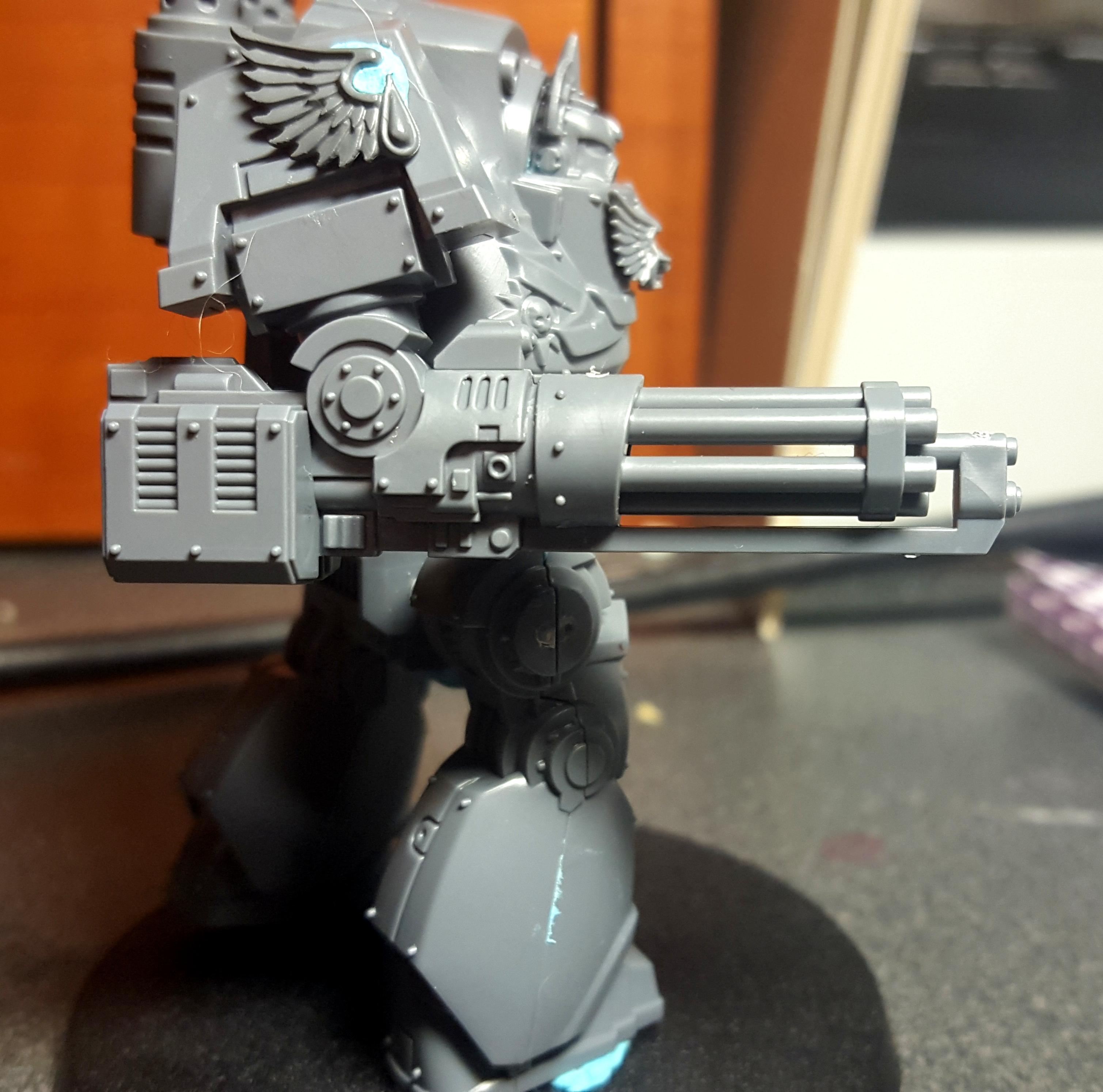 Assault Cannon, Betrayal At Calth, Blood Angels, Contemptor, Conversion, Dreadnought