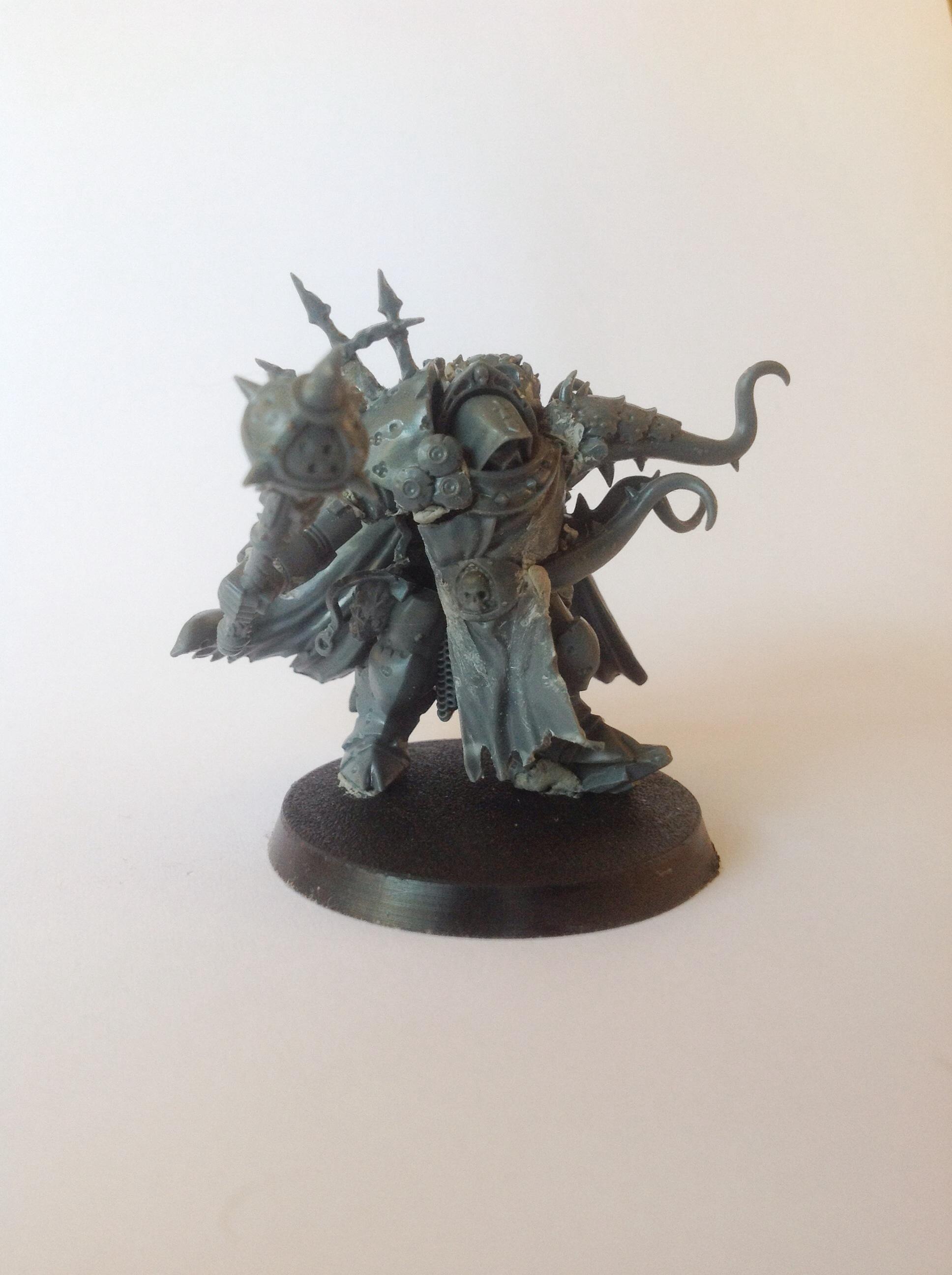 Chaos Lord, Chaos Space Marines, Conversion, Death Guard, Gutrot Spume, Nurgle, Work In Progress