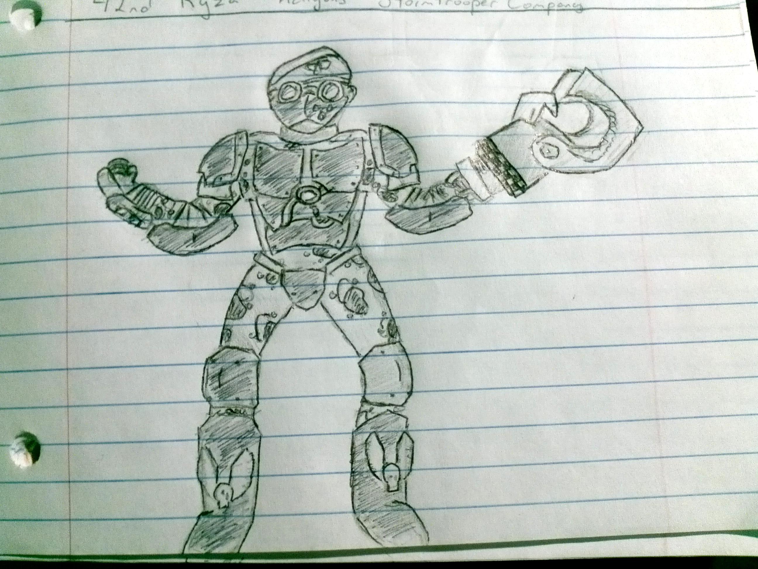 Imperial Guard Stormtrooper Concept Art