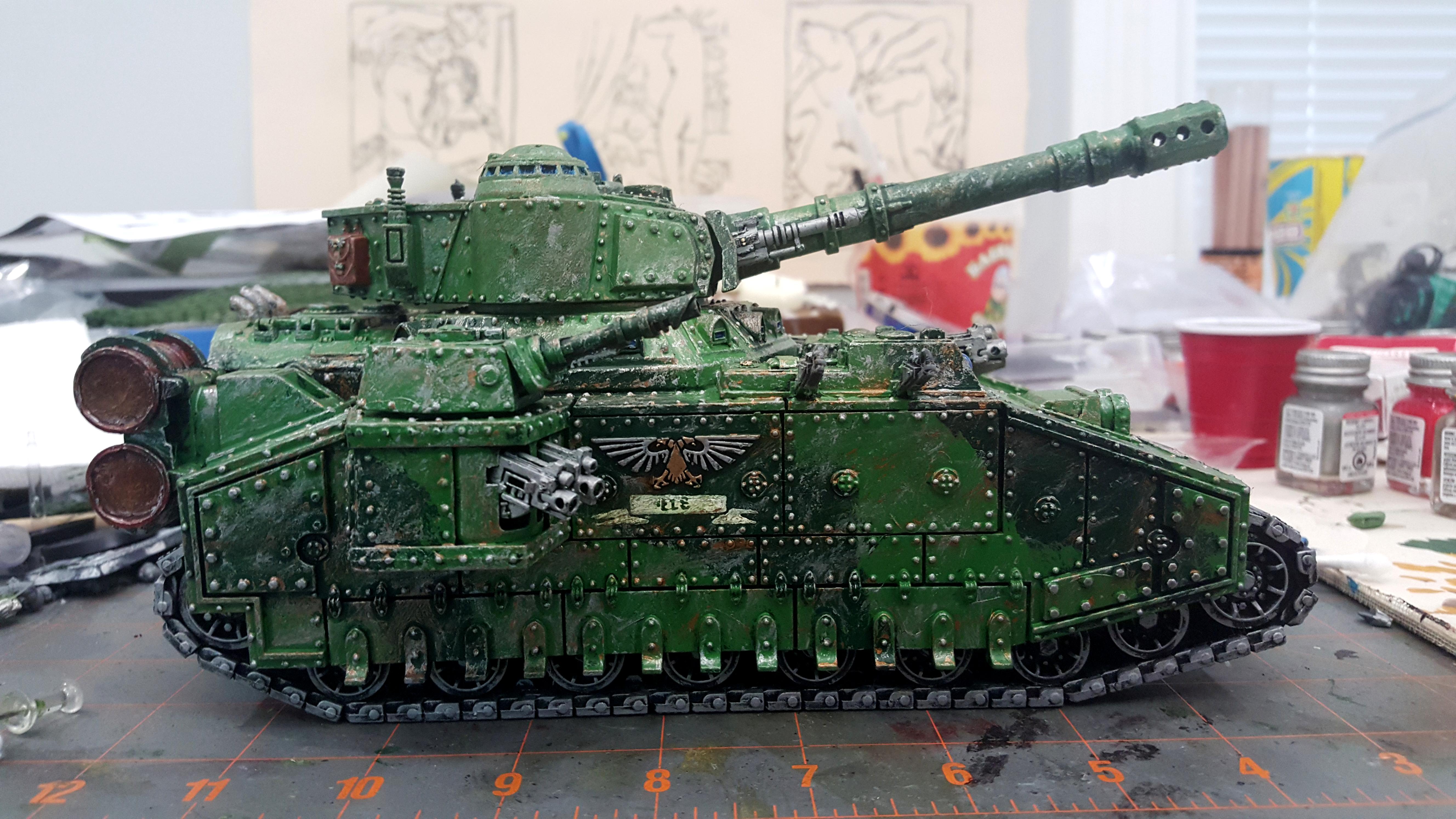 Tank, Testors Painted Army, Warhammer 40,000