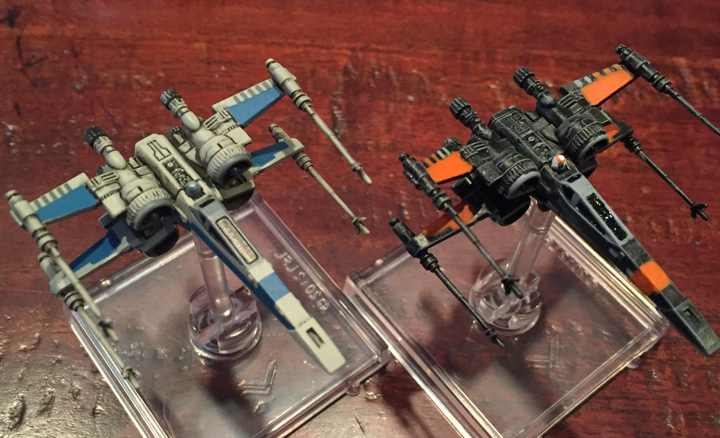 X-wing, a-wing, repaint