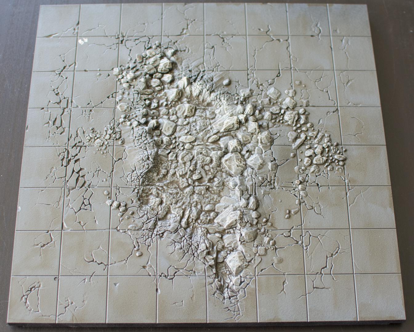 Tablescape Damaged Streets