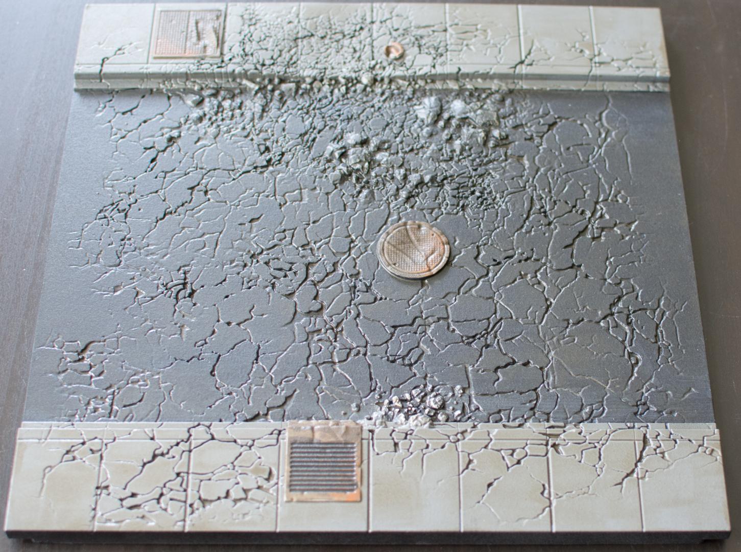 Tablescape Damaged Streets