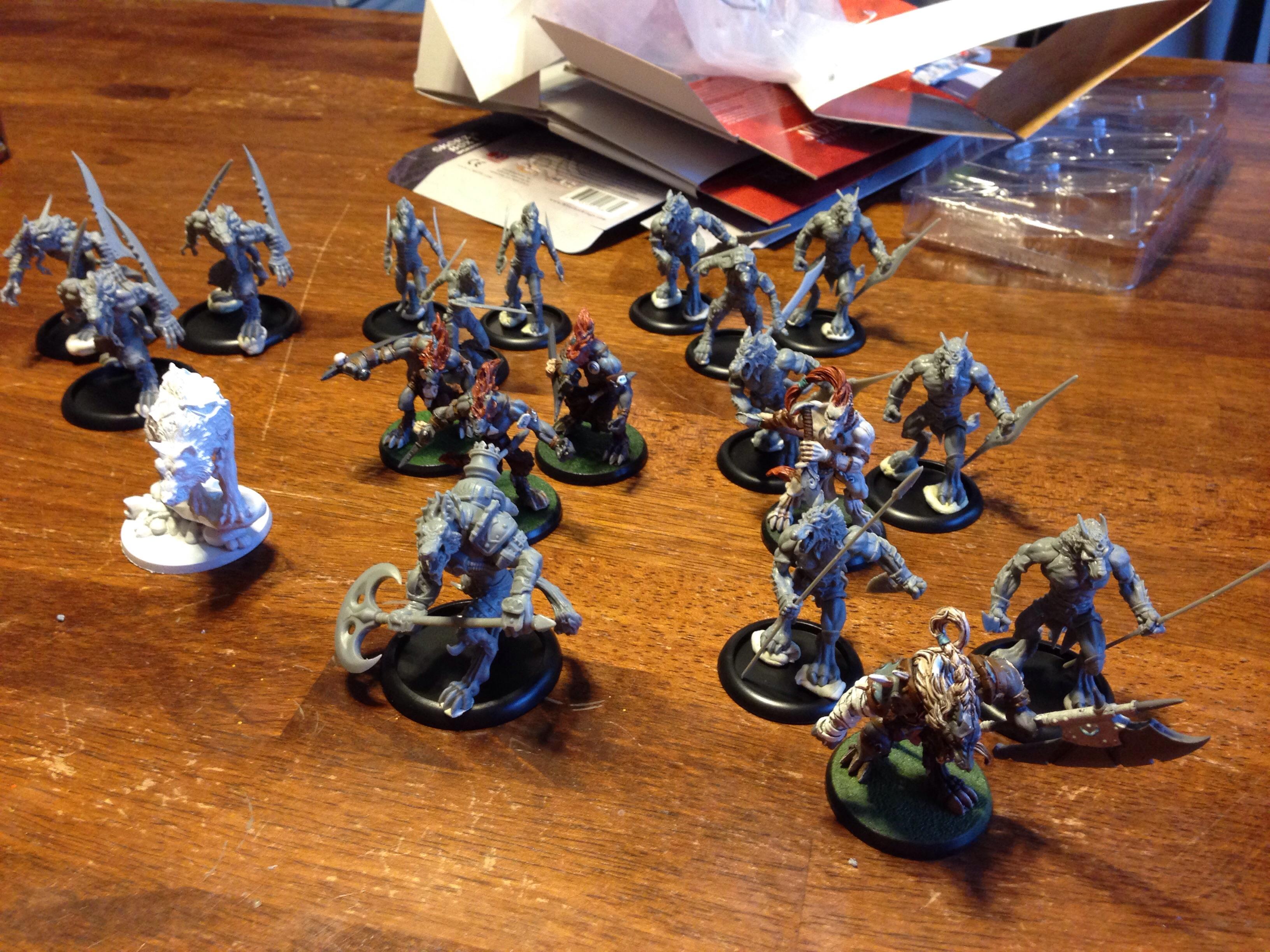 The pack assembled