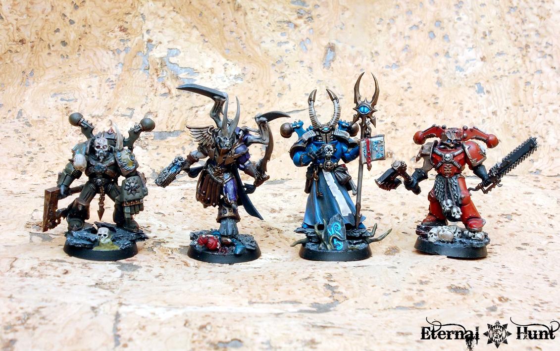 Berzerker, Chaos, Chaos Space Marines, Conversion, Cult Legions, Death Guard, Emperor's Children, Kitbash, Plague Marines, Sorcerer, Thousand Sons, Warhammer 40,000, World Eaters