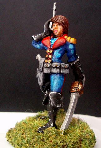 Sculpted officer of fleet