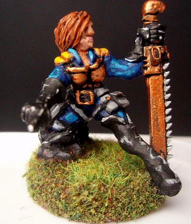 sculpted arty officer