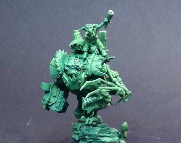 Grots, Orks, Power Klaw, Sculpting, Warboss