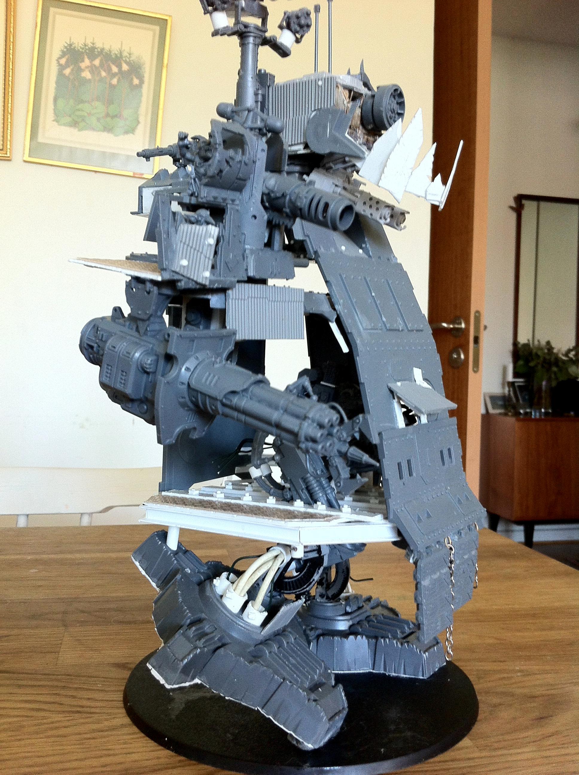 Big Mek Stompa, Custom Stompa, Orks, Scratch Build, Warhammer 40,000