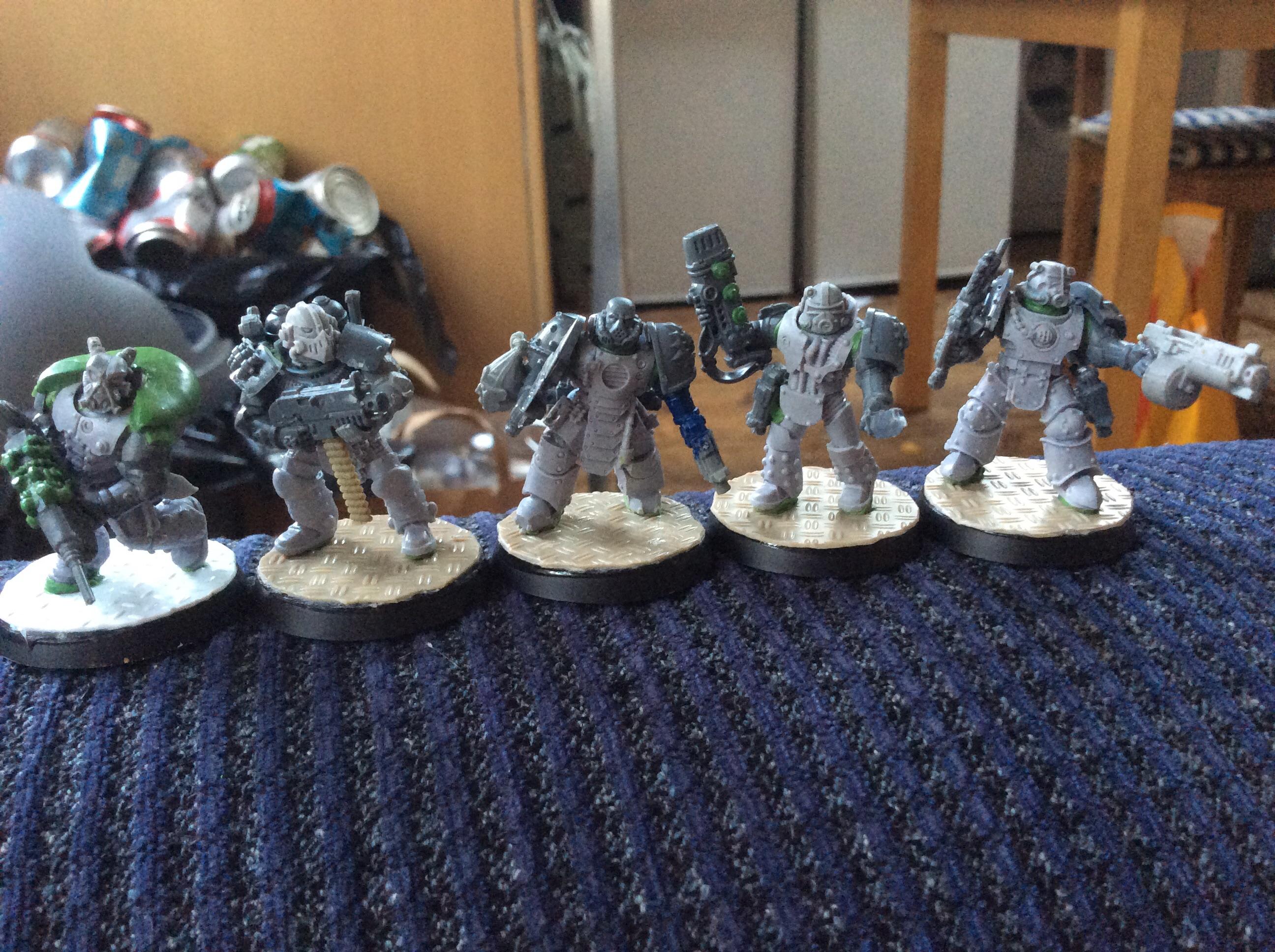 Half-warriors, or Rad Marines, to count as plague marines