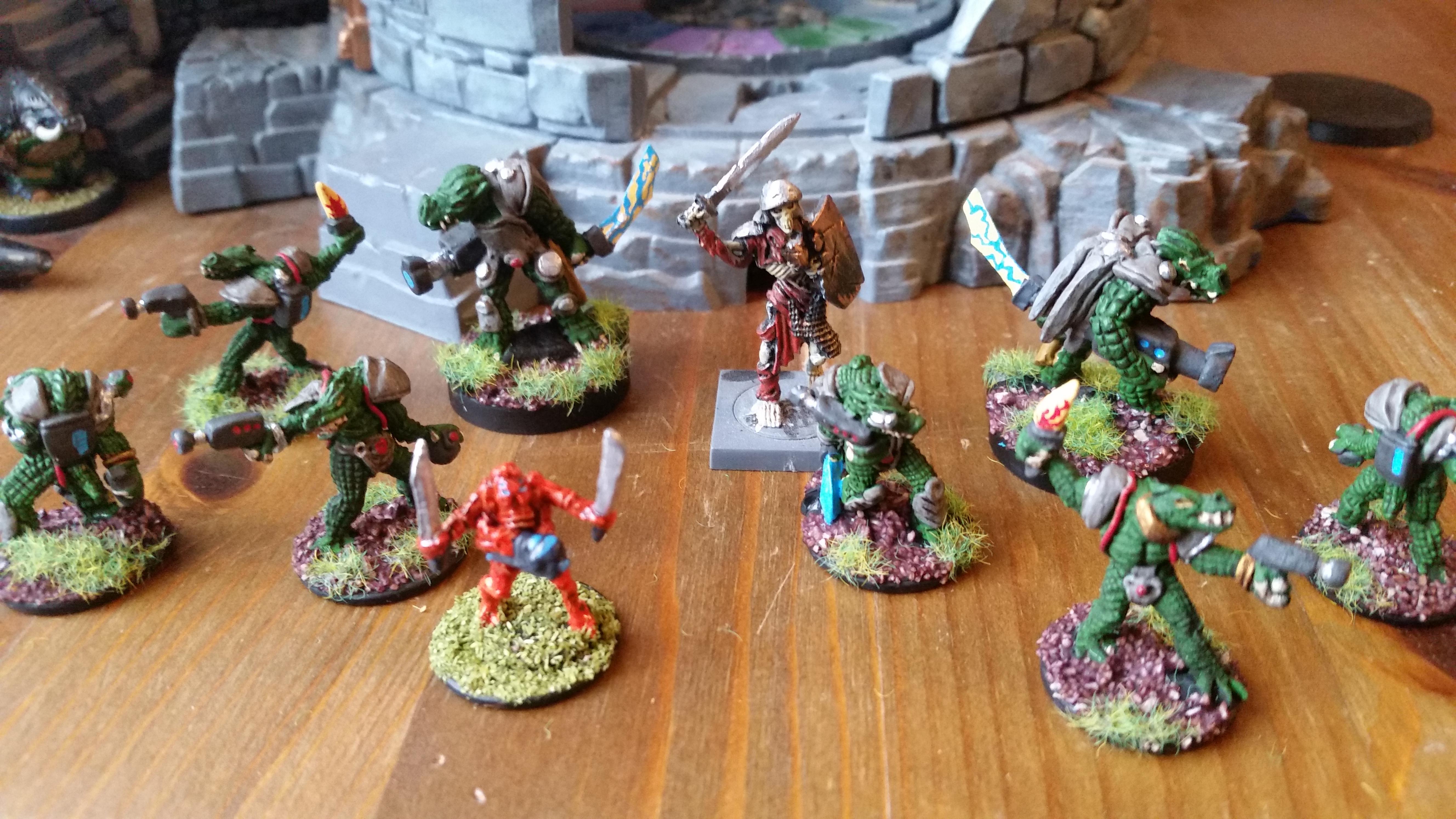 15mm Croc alien group shot