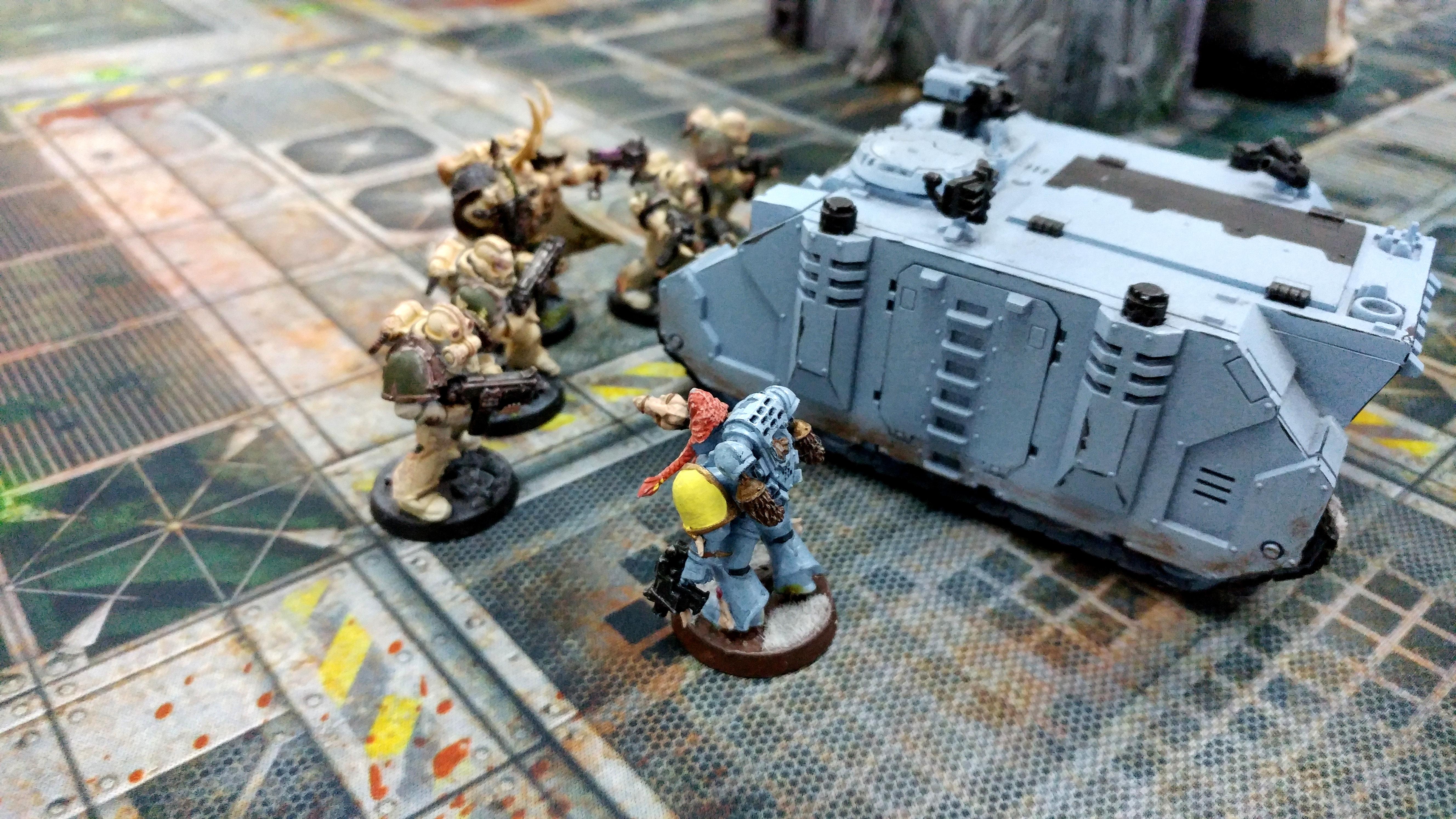 Death Guard, Plague Marines, Rhino, Soace Wolves, Tournament