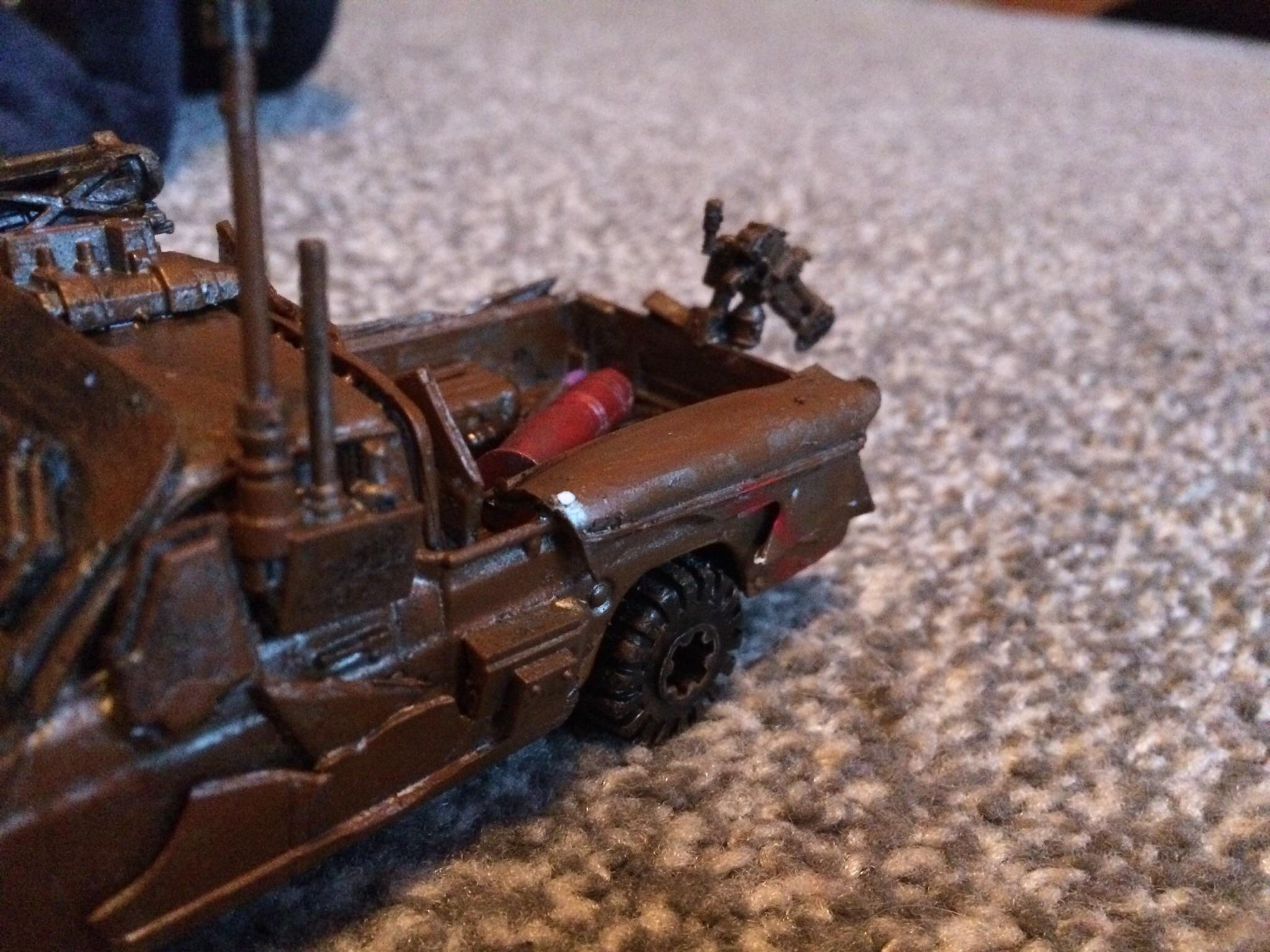 Also there's a flamethrower in the back for anyone unwanted
