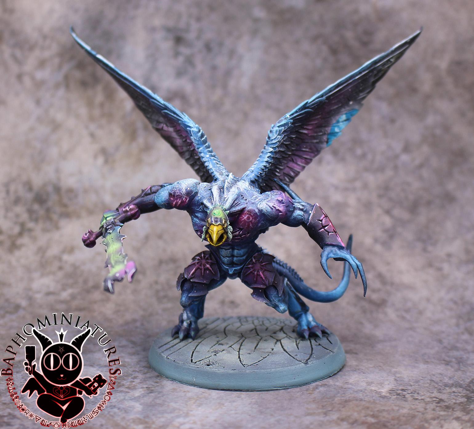 Bloodcrushers, Daemon Prince, Tzeentch - Gallery - DakkaDakka