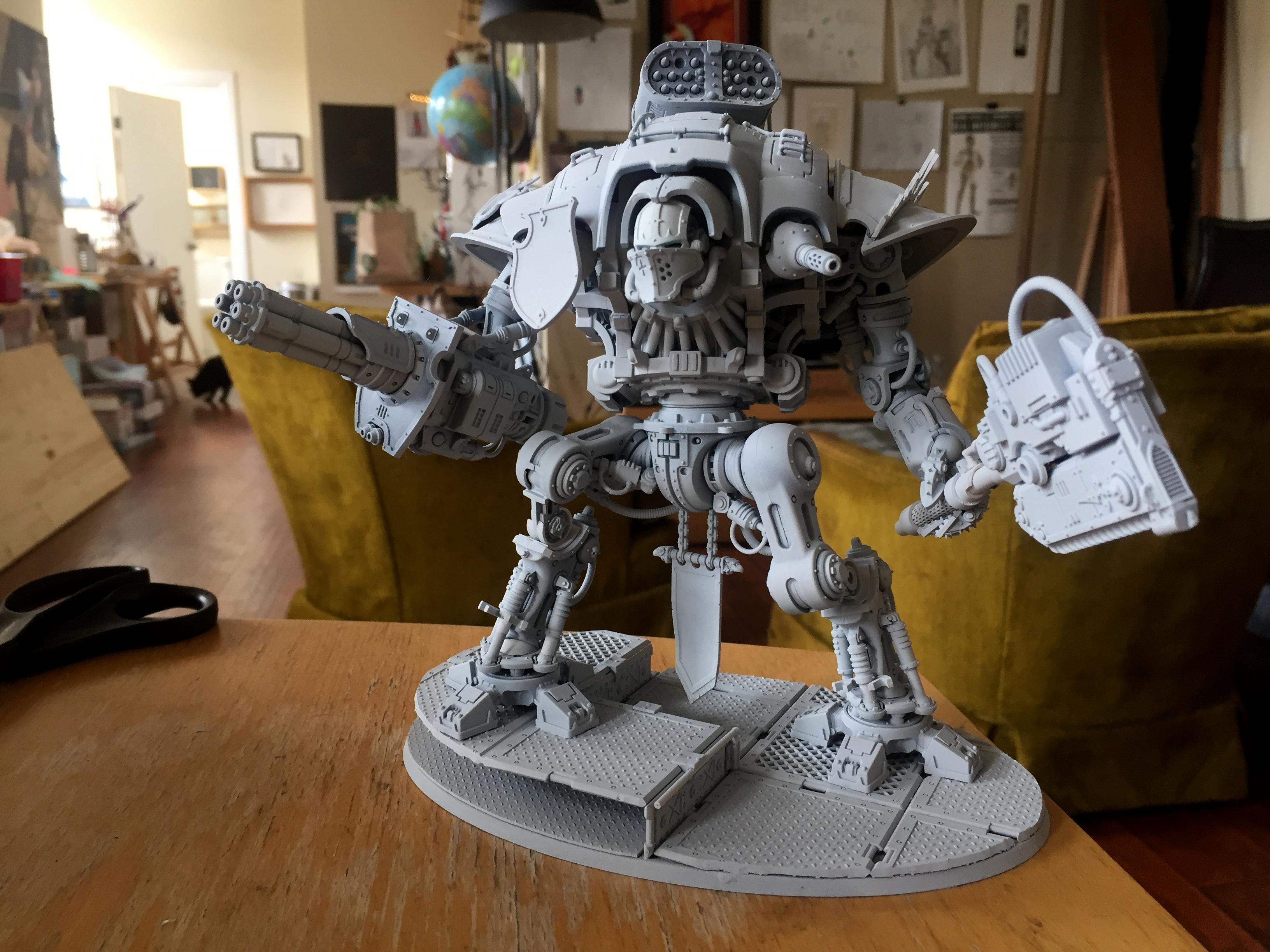 Chainaxe, Conversion, Imperial Knight, Warhammer 40,000