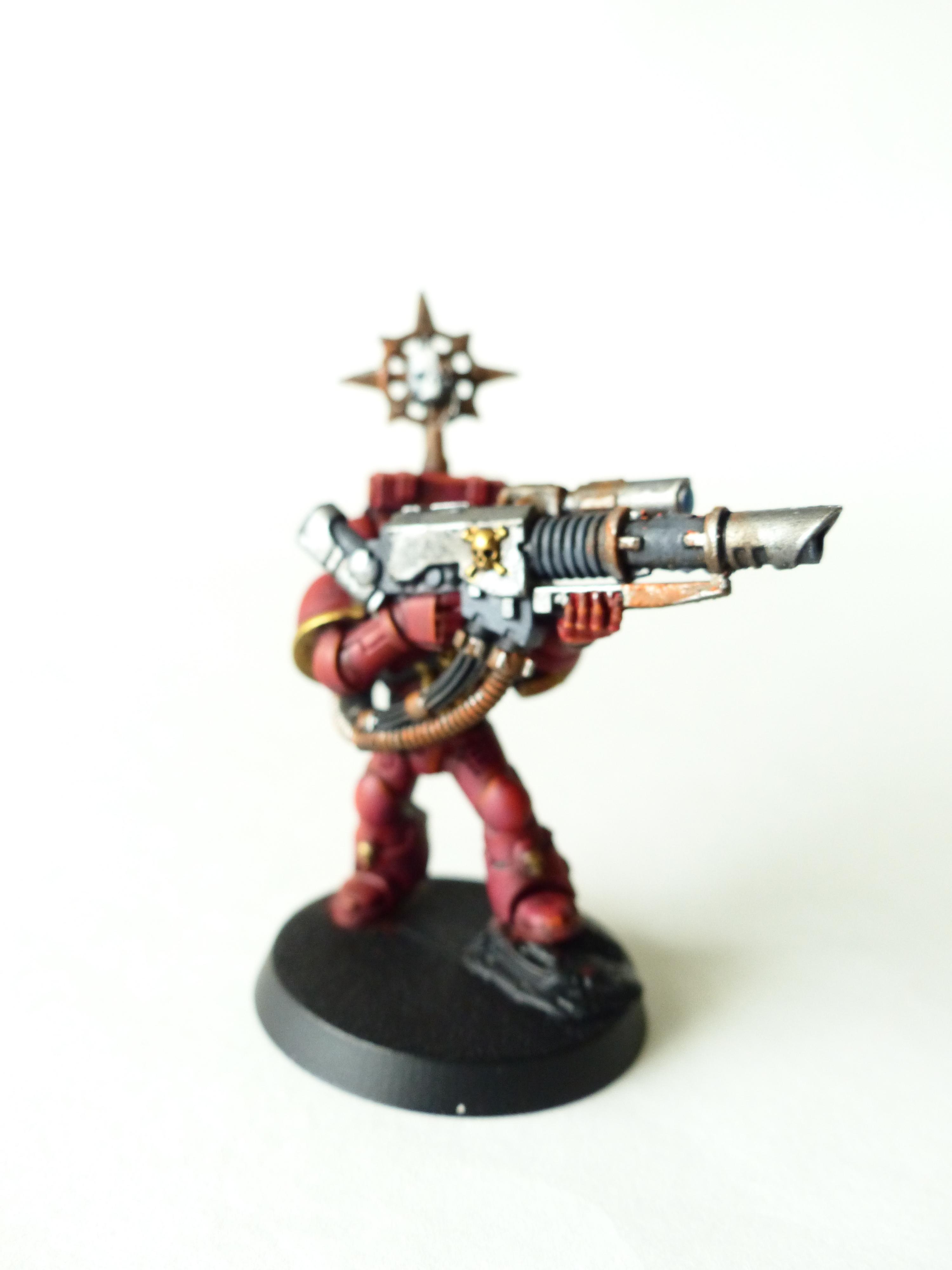 Chaos, Chaos Space Marines, Crimson Slaughter, Havocs, Heavy Weapon, Lascannon, Missile Launcher, Plasma Cannon, Space Marines