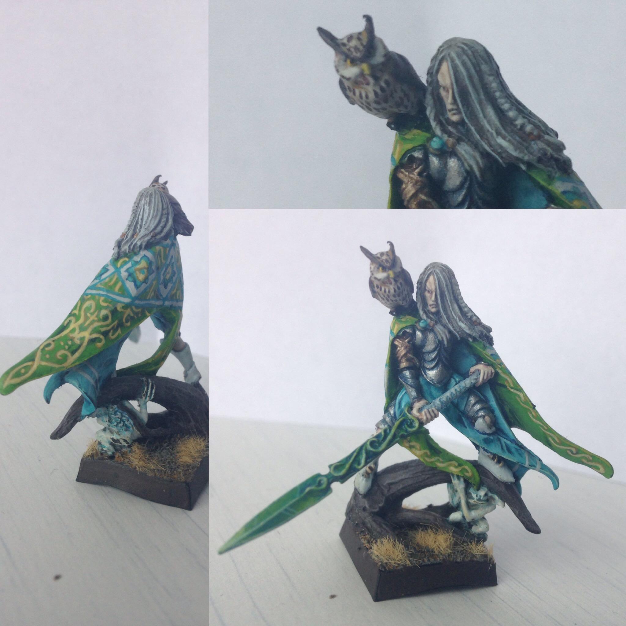 Conversion, Finecast, Lord, Owl, Warhammer Fantasy, Wood Elves