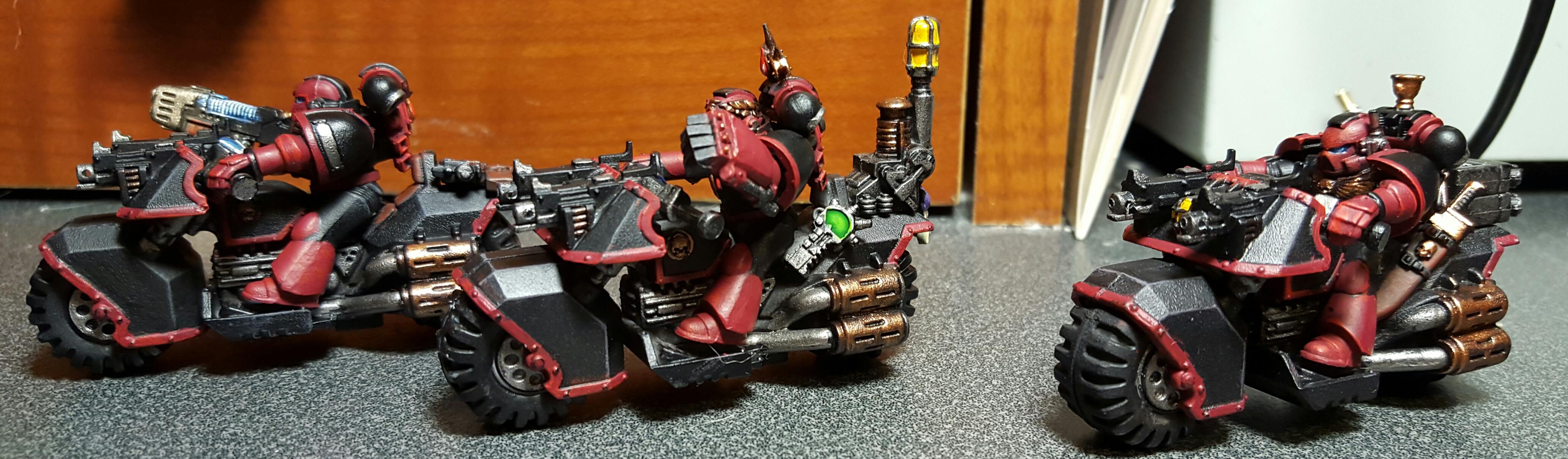 Blood Angels, Grail Wardens, Plasma Gun, Power Fist, Space Marine Bike