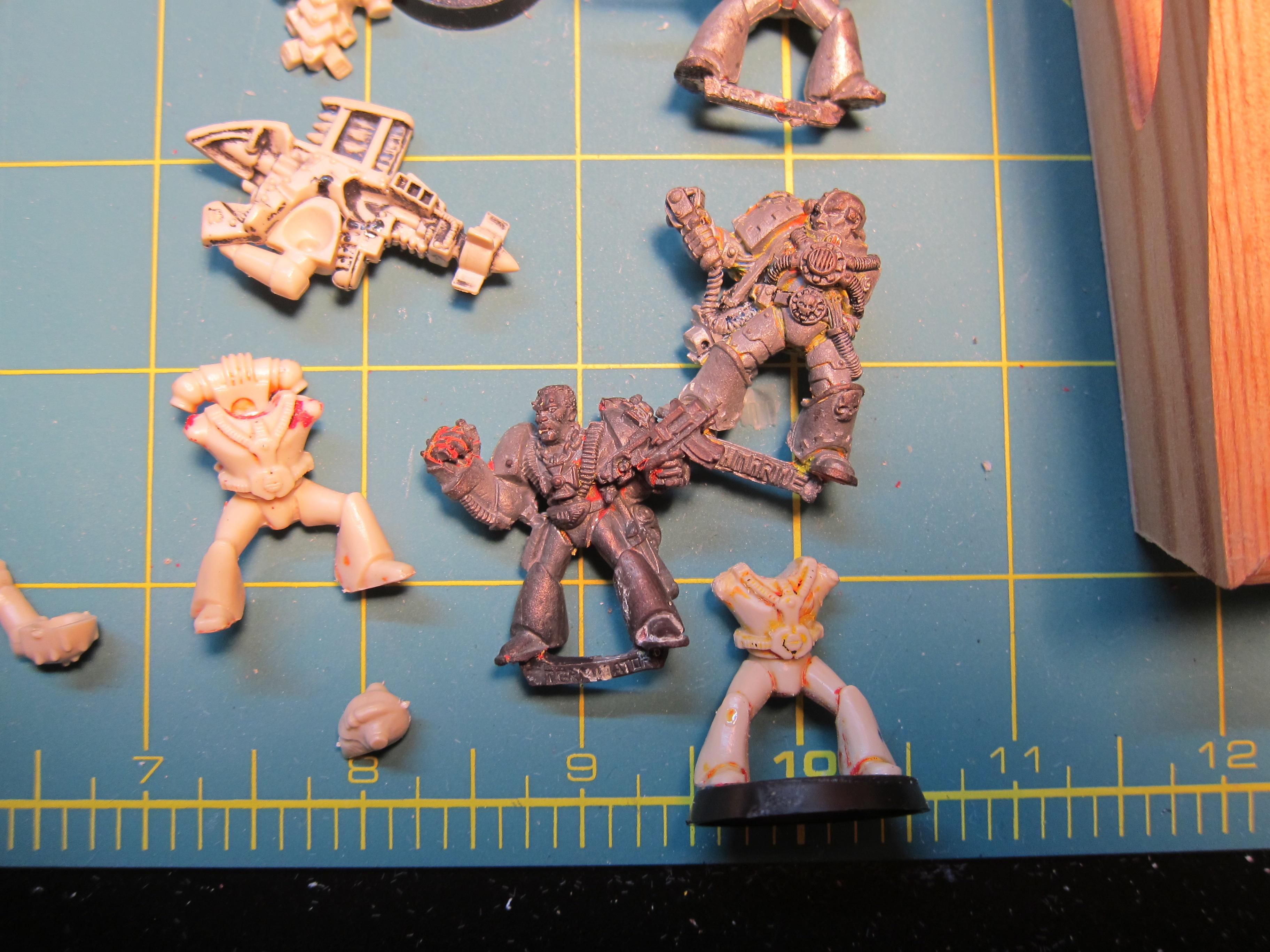 Stripped and dry
