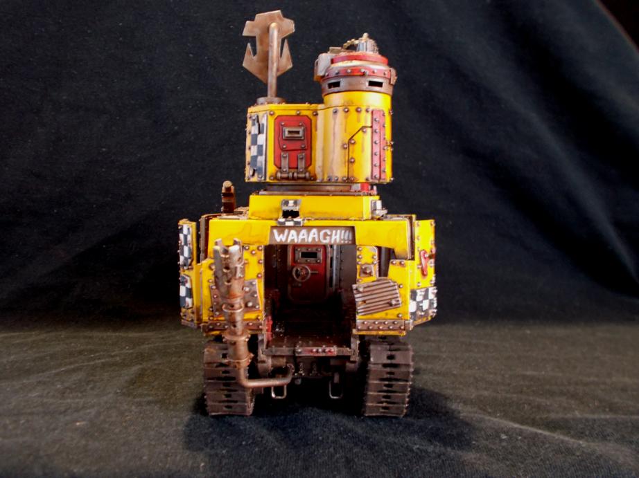 Battlewagon, Orks, Badmoonz Battlewagon rear