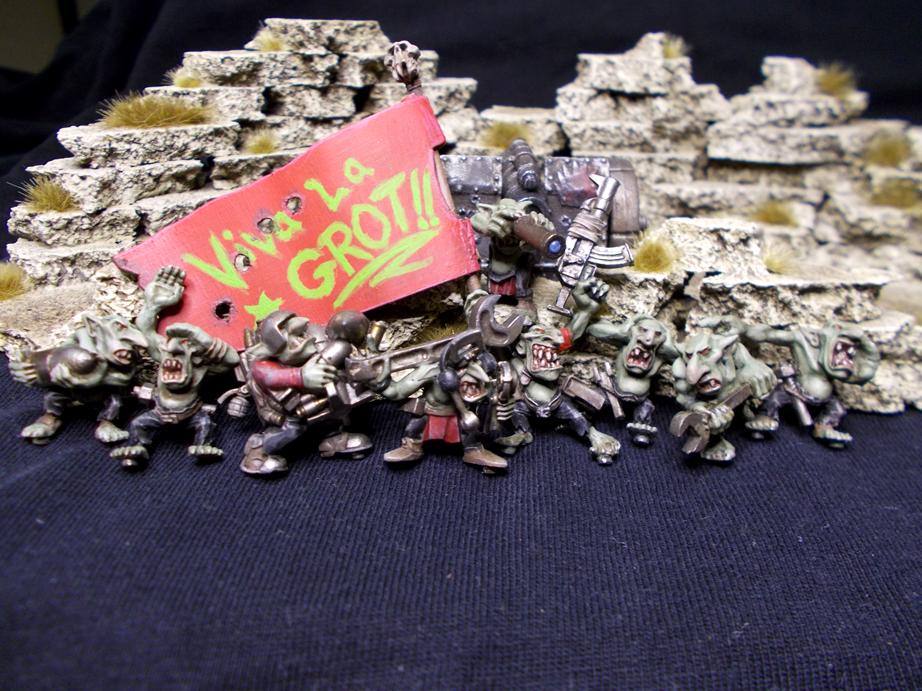 Rebel grotz diorama, grotz closeup