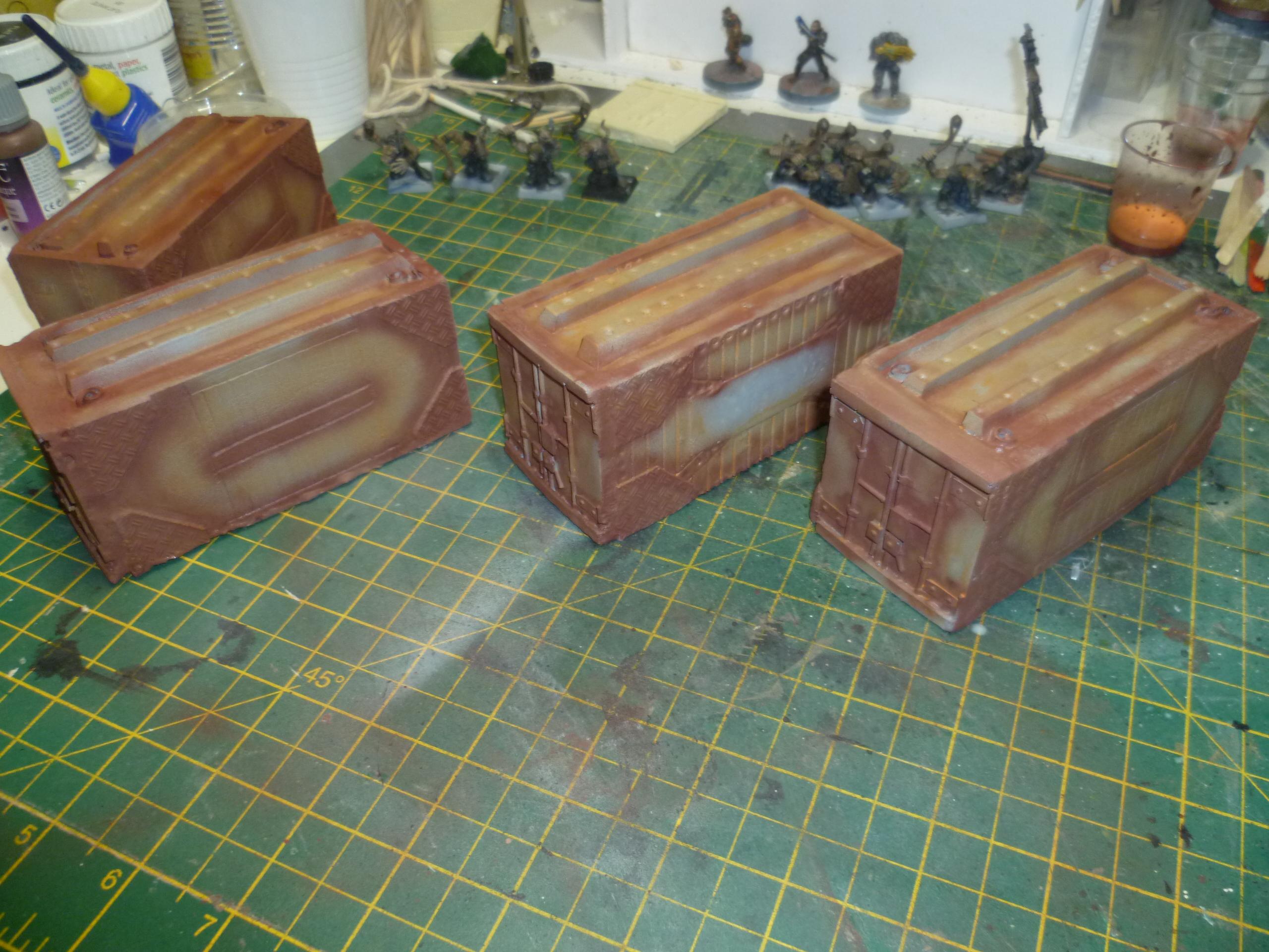 Containers, Scatter, Terrain