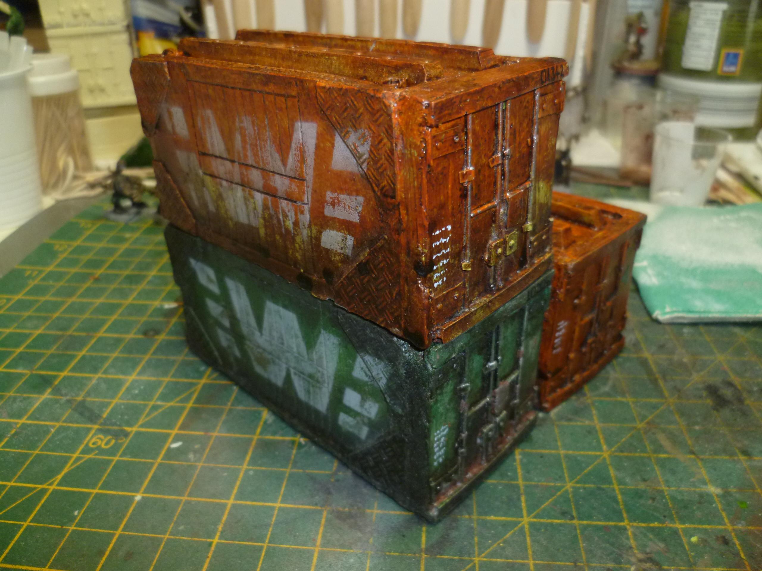 Containers, Scatter, Terrain