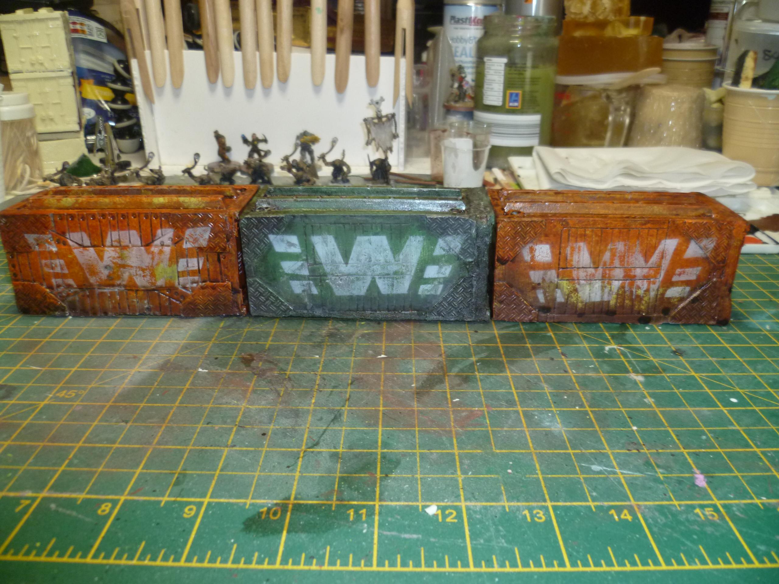 Containers, Scatter, Terrain