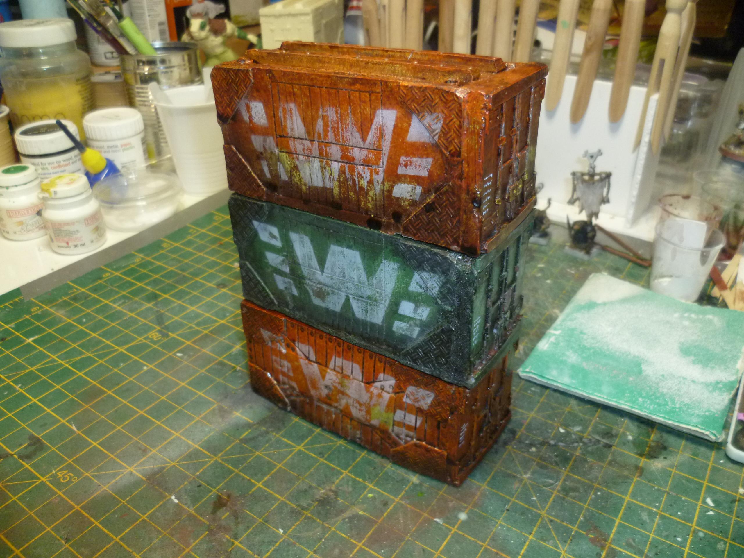 Containers, Scatter, Terrain