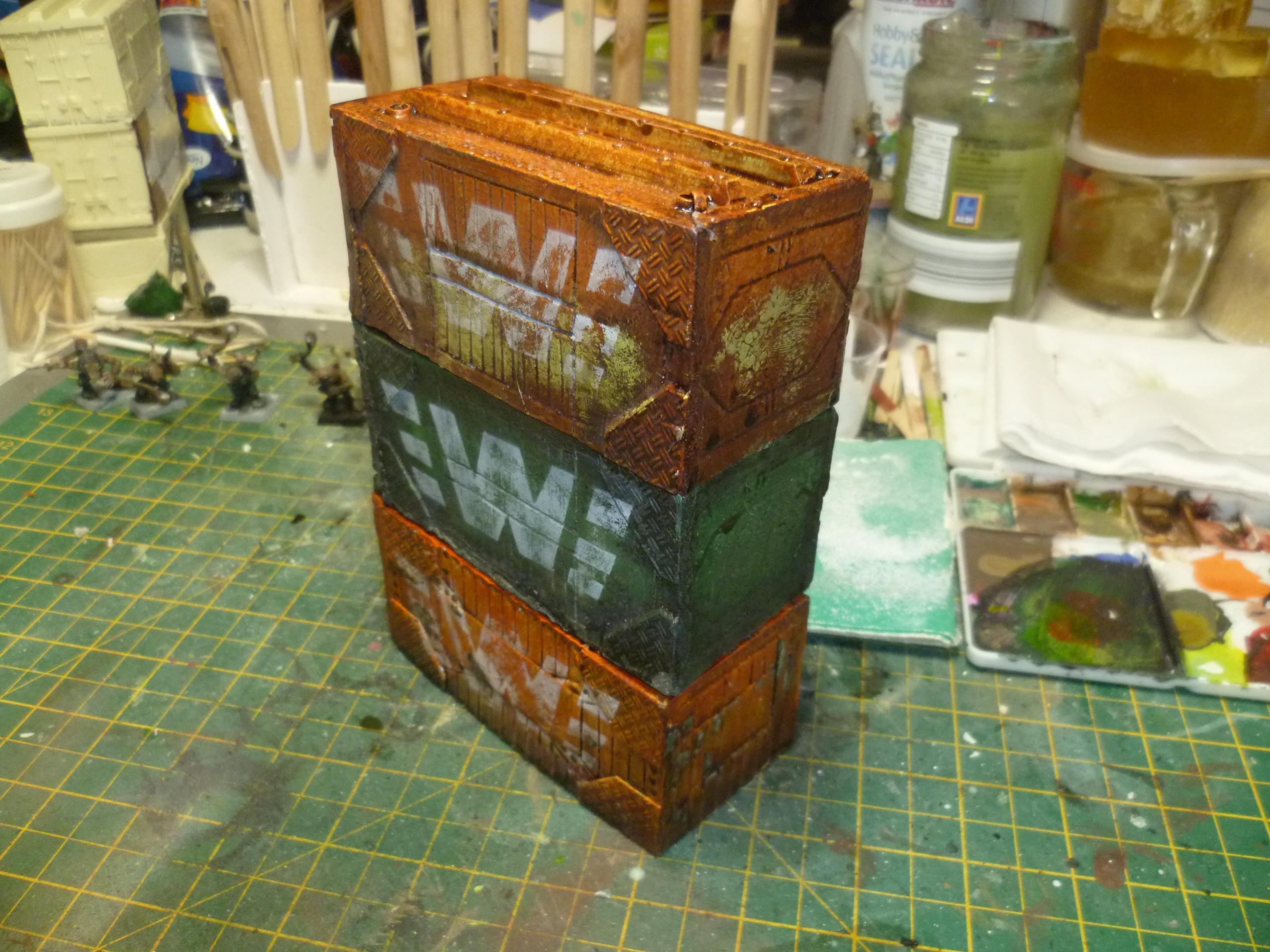 Containers, Scatter, Terrain