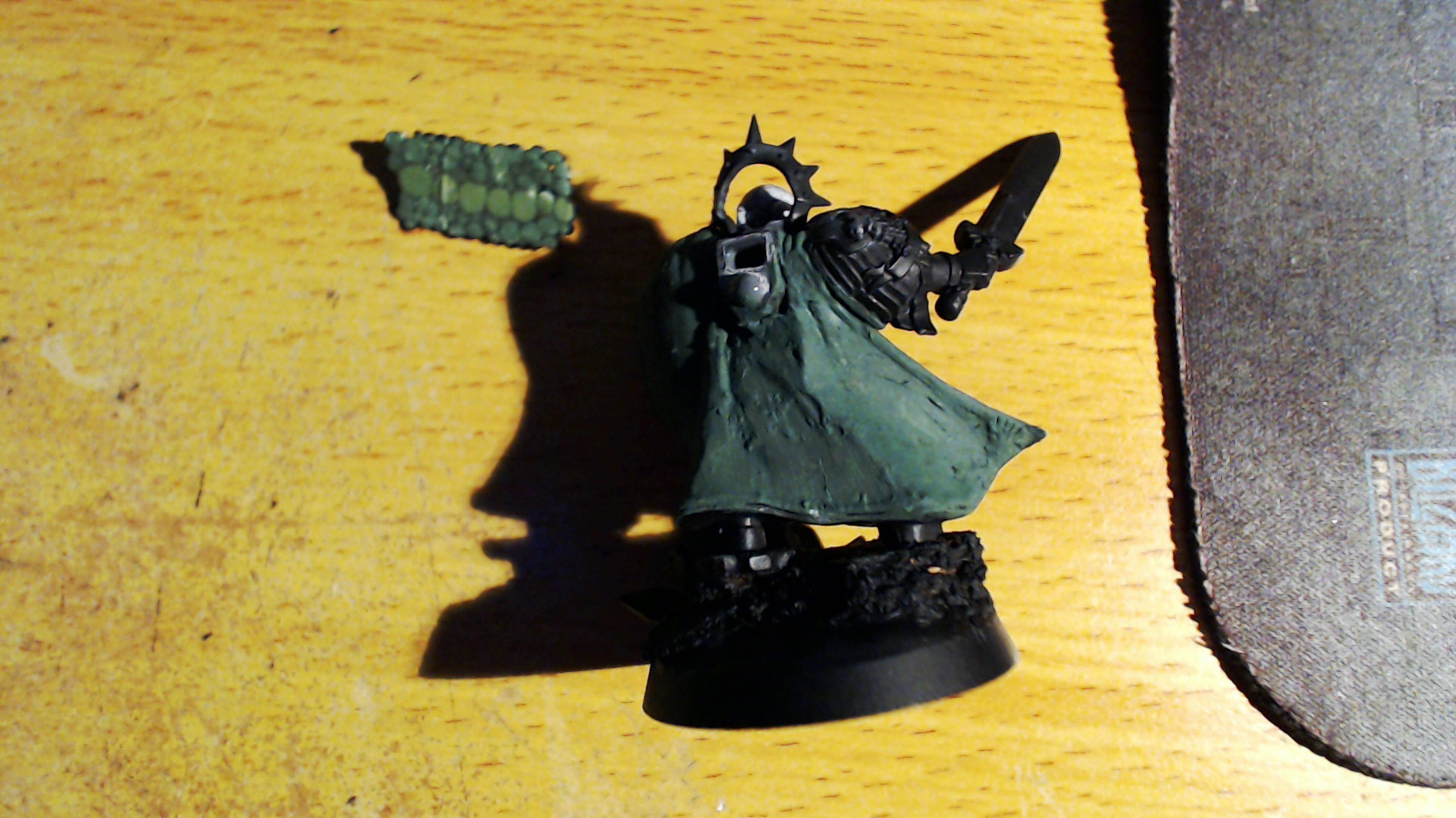 Cloak was awl messed up ! Liquid green stuff in progress