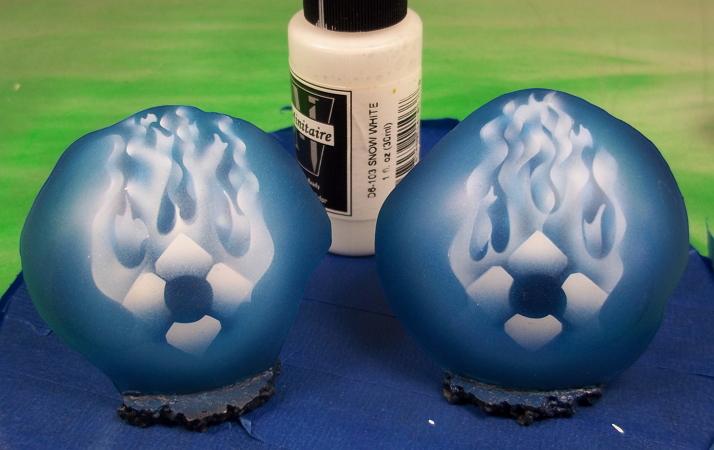 Base, Energy Shield, Fourth Color:  Minitaire 103 Snow White