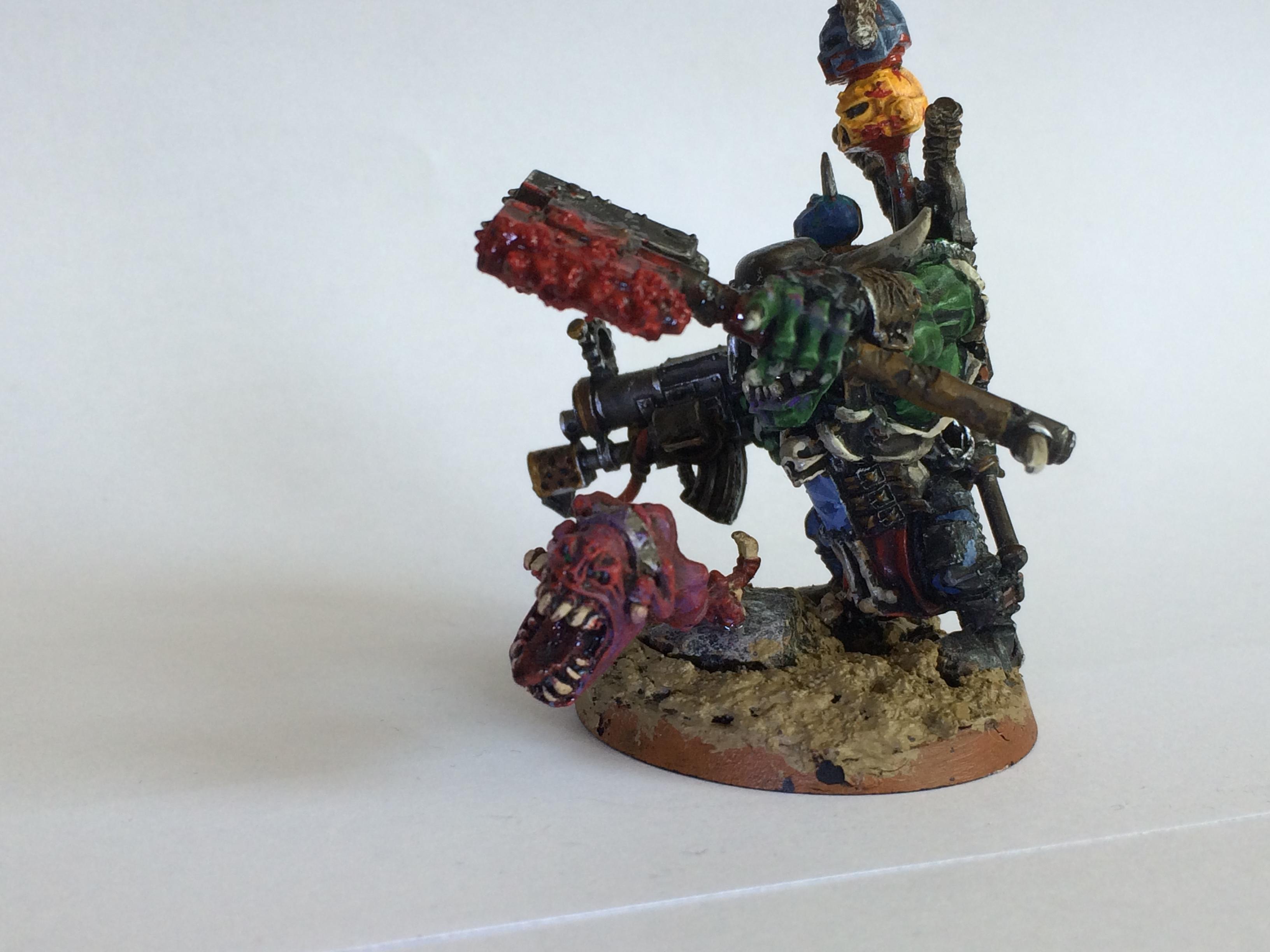 Blood Axe, Orks, Squigs, Warboss