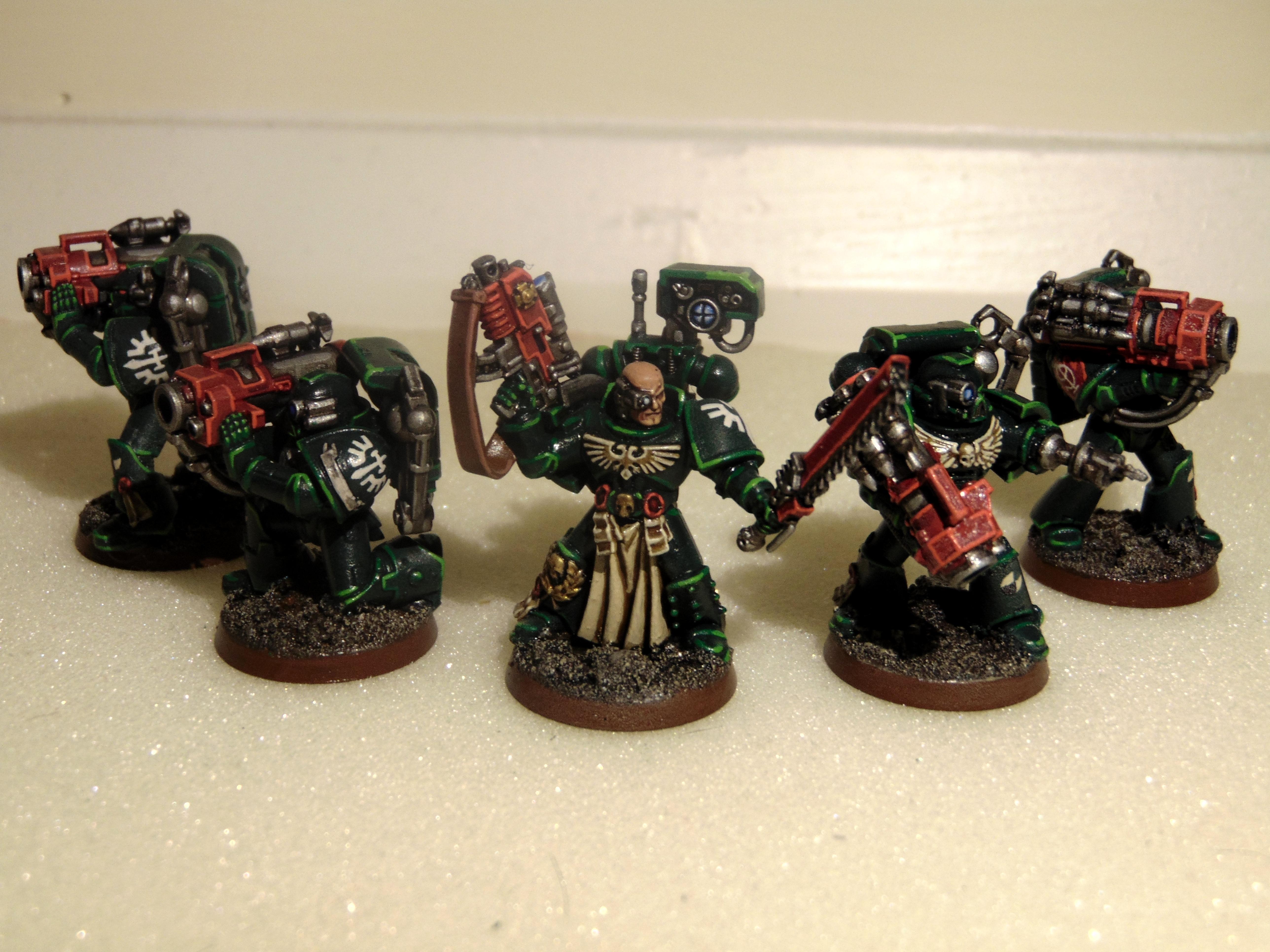 Dark Angels, Devastator Squad, Missile Launcher, Space Marines