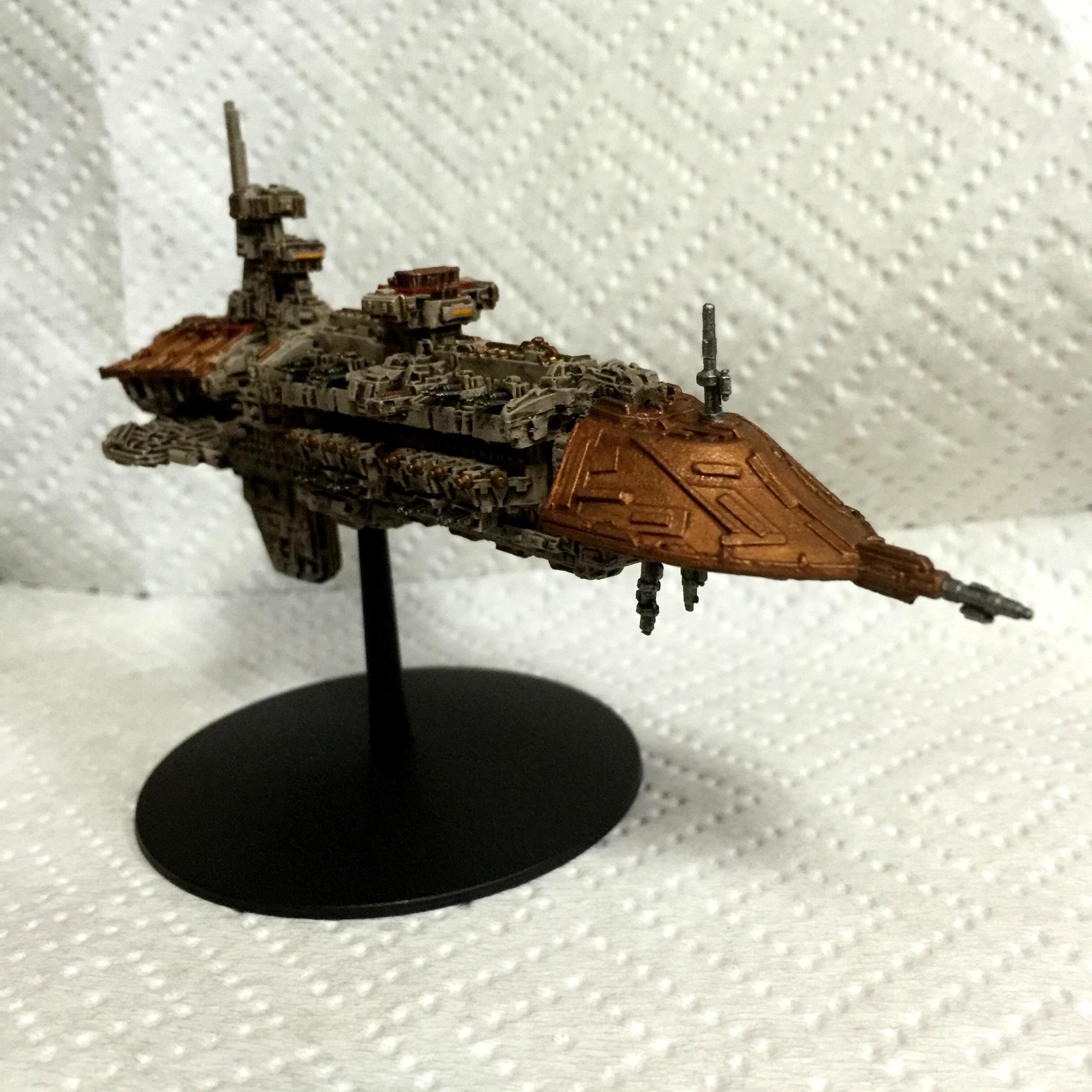 Battlefleet, Battlefleet Gothic, Gothic, Spaceship - Reclusion Class ...