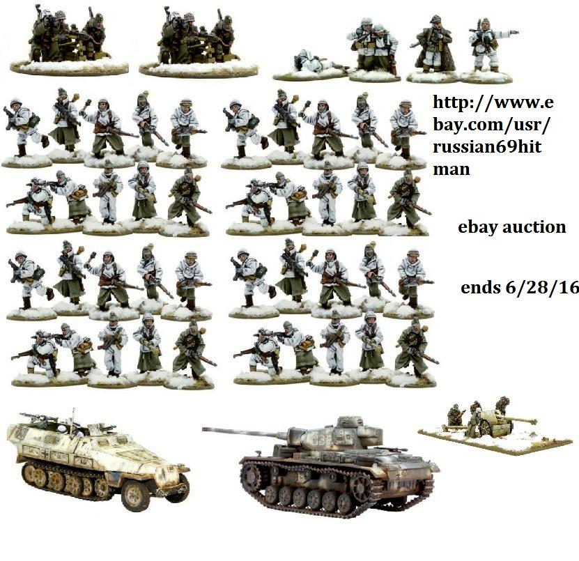 German Winter Assault Army Warlord Games New Bolt Action Bonuses Paints ...