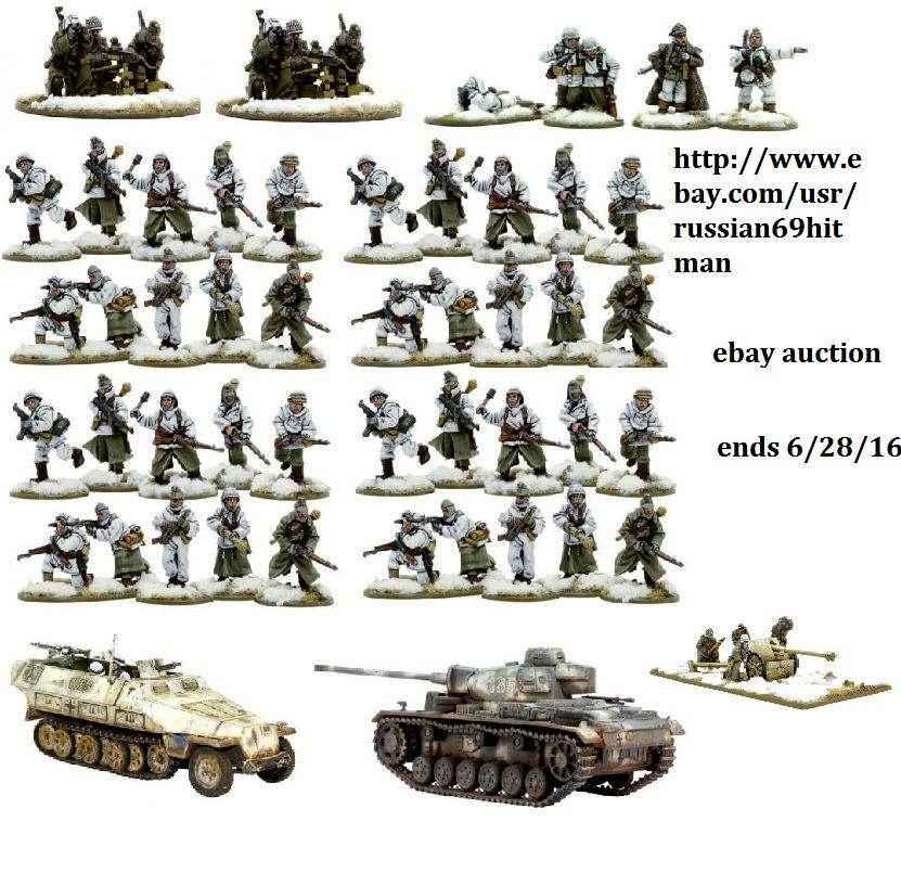 German Winter Assault Army Warlord Games New Bolt Action Bonuses Paints &amp; Spray!