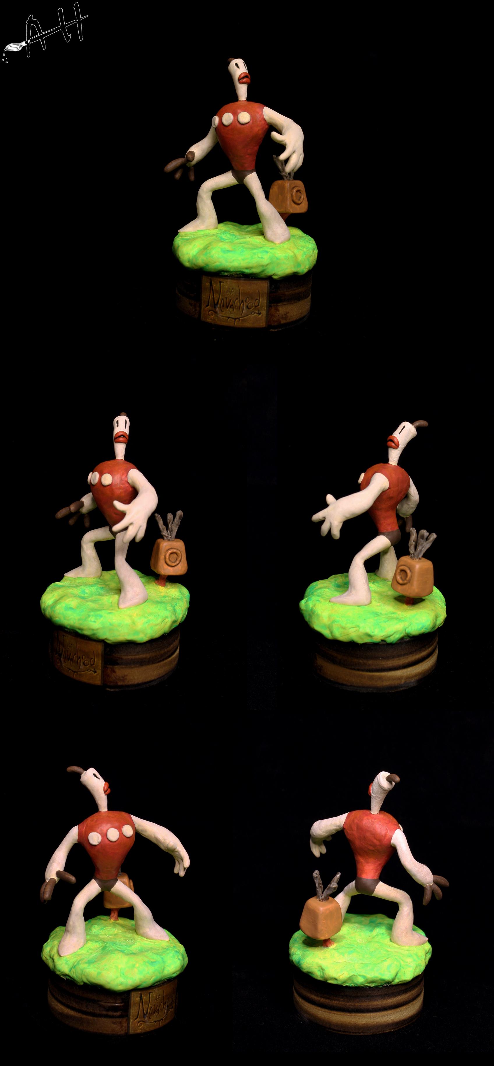 The Neverhood - Klaymen - Scale 90mm (2016) - Sculpted by me