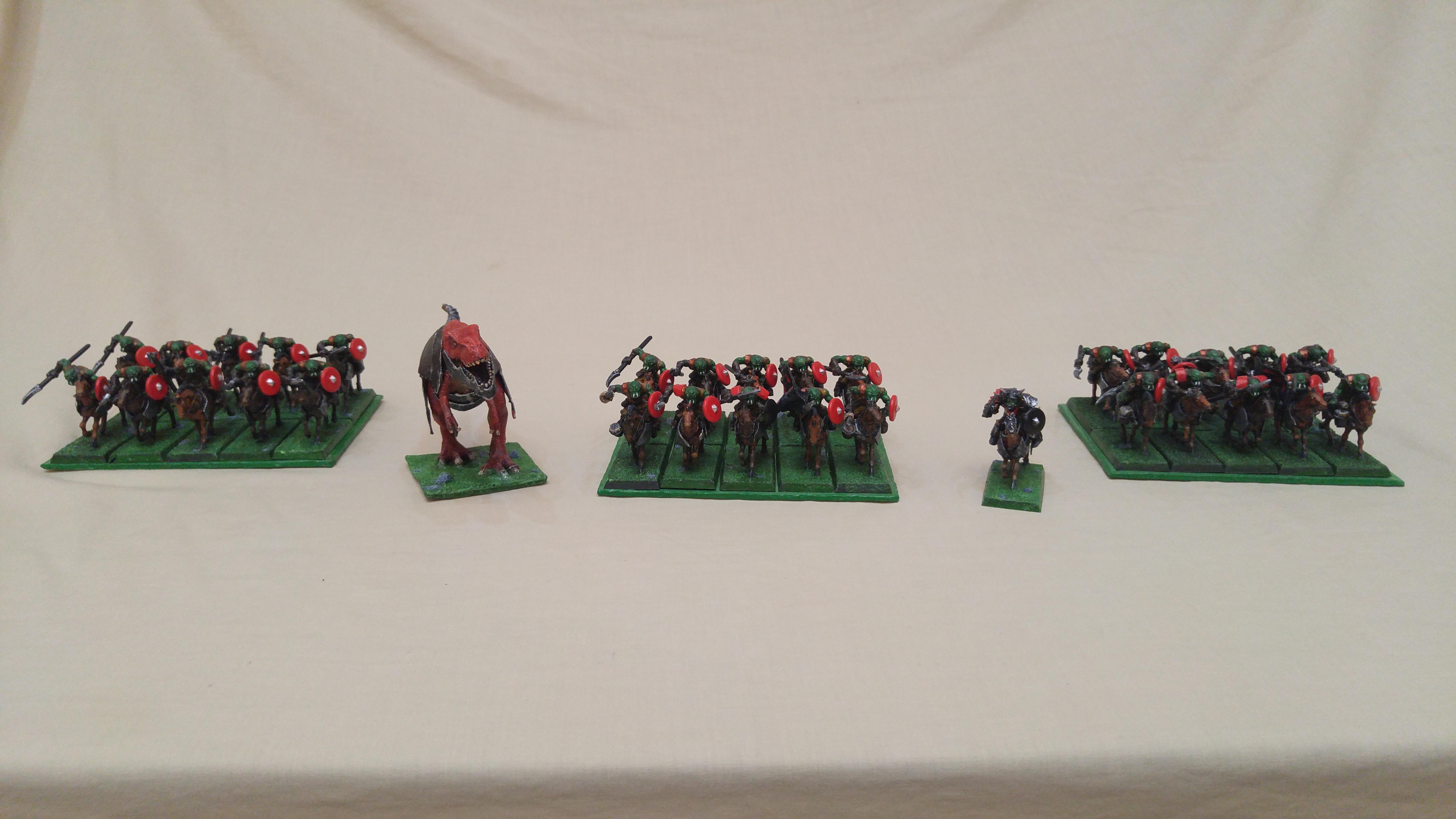 Cavalry, Cheap, Dinosaur, Em4, Kings Of War, Kow, Krudger, Orcs, Orks, Toy