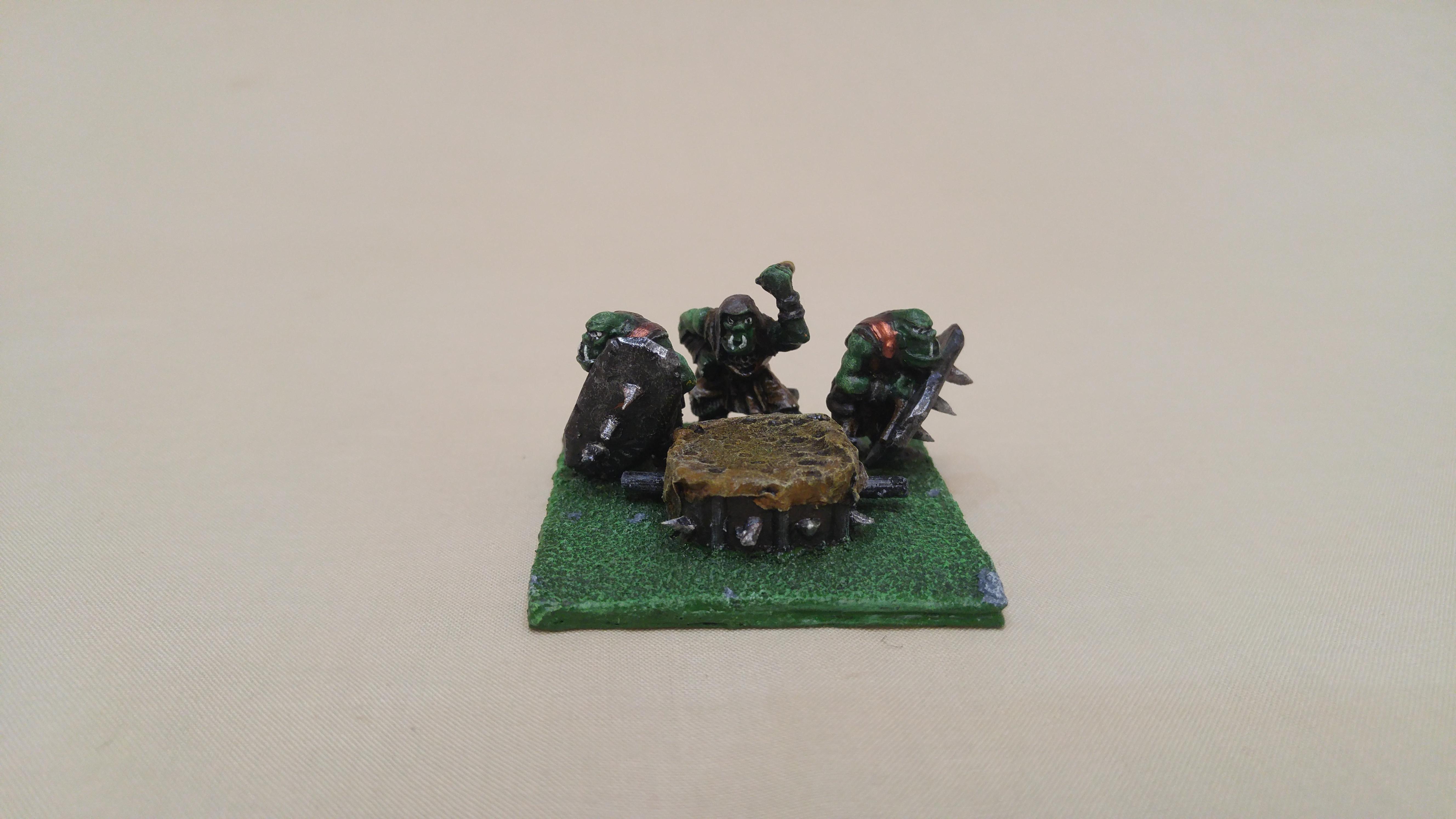 Cheap, Conversion, Em4, Kings Of War, Kow, Orcs, Orks, Scratch Build, Sprue, War Drum