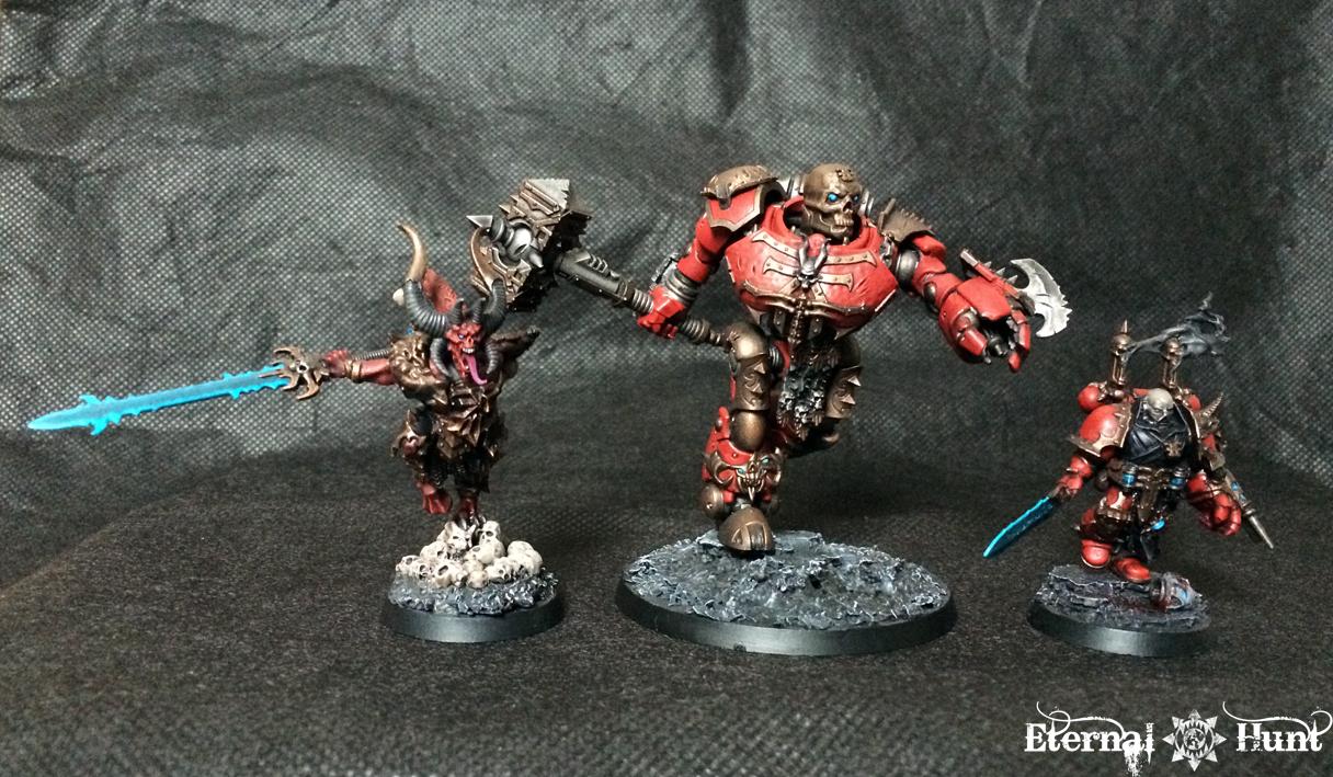 Apothecary, Chaos, Chaos Space Marines, Contemptor, Conversion, Counts As, Daemons, Khorne, Khorne's Eternal Hunt, Kitbash, Warhammer 40,000, World Eaters