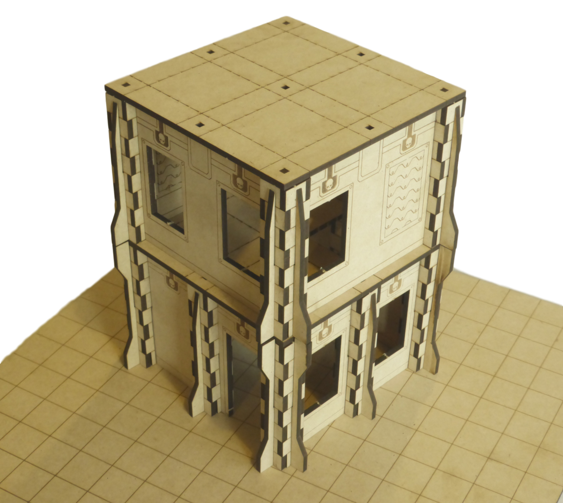 Buildings, Cities Of Death, City, Laser Cut, Laser-cut, Ruin, Ruins, Terrain