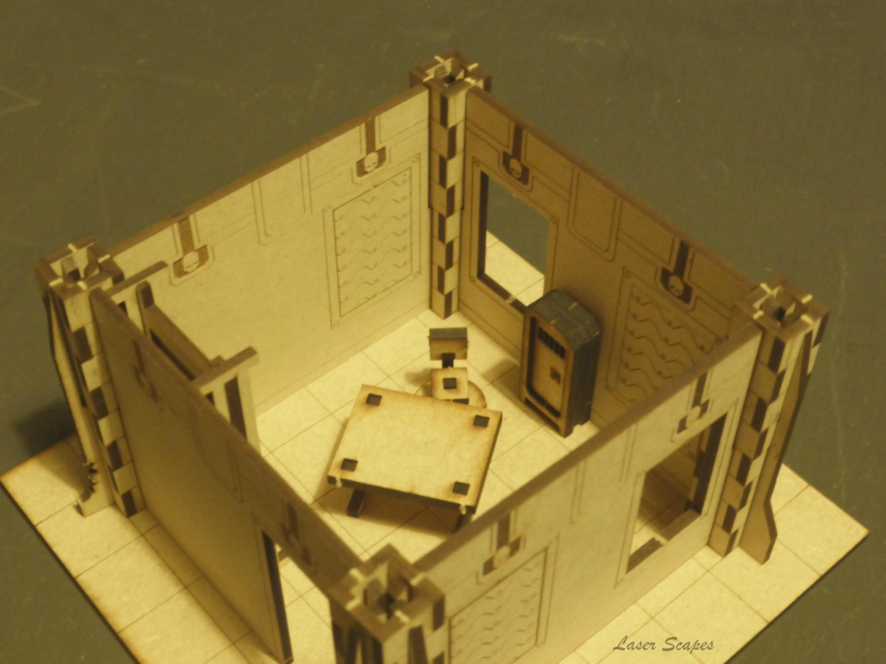 Buildings, Cities Of Death, City, Laser Cut, Laser-cut, Ruin, Ruins, Terrain