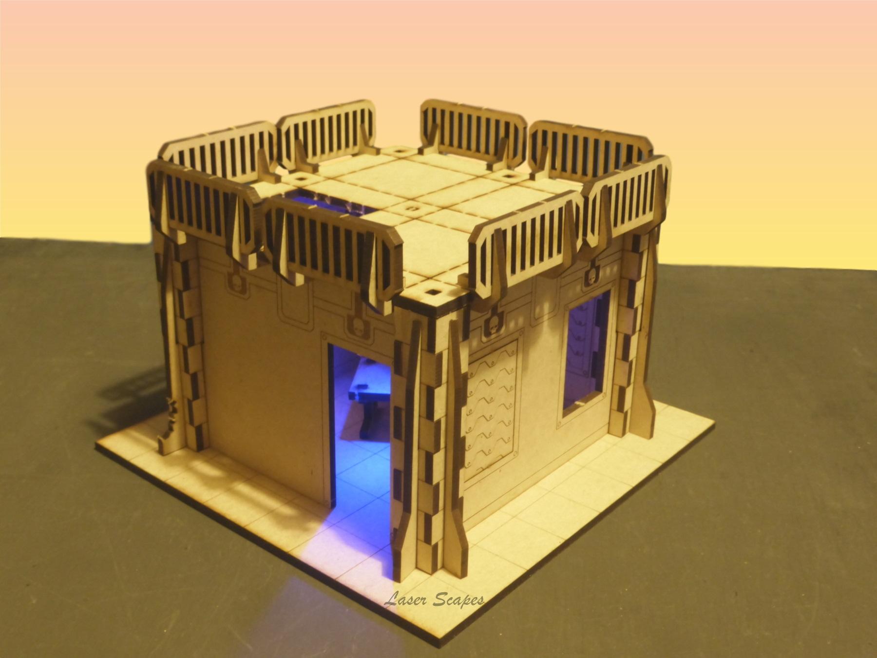 Buildings, Cities Of Death, City, Laser Cut, Laser-cut, Ruin, Ruins, Terrain